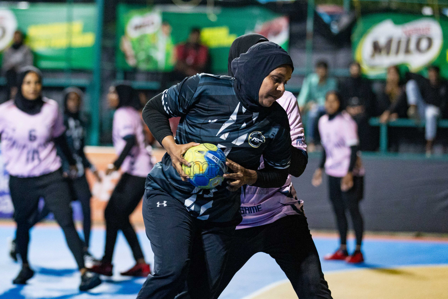 Day 16 of 10th National Handball Tournament 2023, held in Handball ground, Male', Maldives on Wednesday, 13th December 2023 Photos: Nausham Waheed/ Images.mv