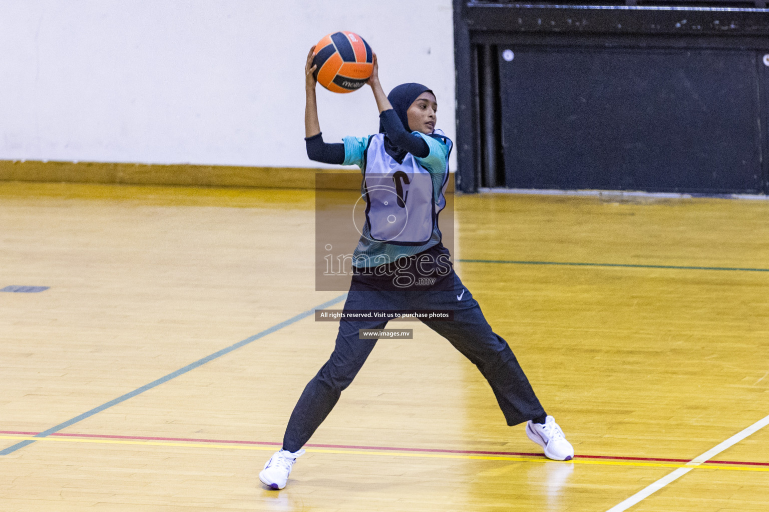 Day7 of 24th Interschool Netball Tournament 2023 was held in Social Center, Male', Maldives on 2nd November 2023. Photos: Nausham Waheed / images.mv