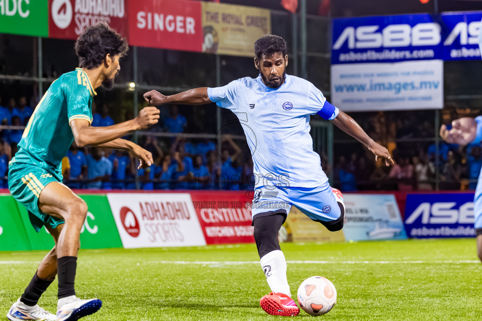 Team Badhahi vs Male City Council in Quater Finals of Club Maldives Cup Classic 2025 was held in Rehendi Futsal Ground, Hulhumale', Maldives on Saturday, 27th September 2025. Photos: Nausham Waheed / images.mv
