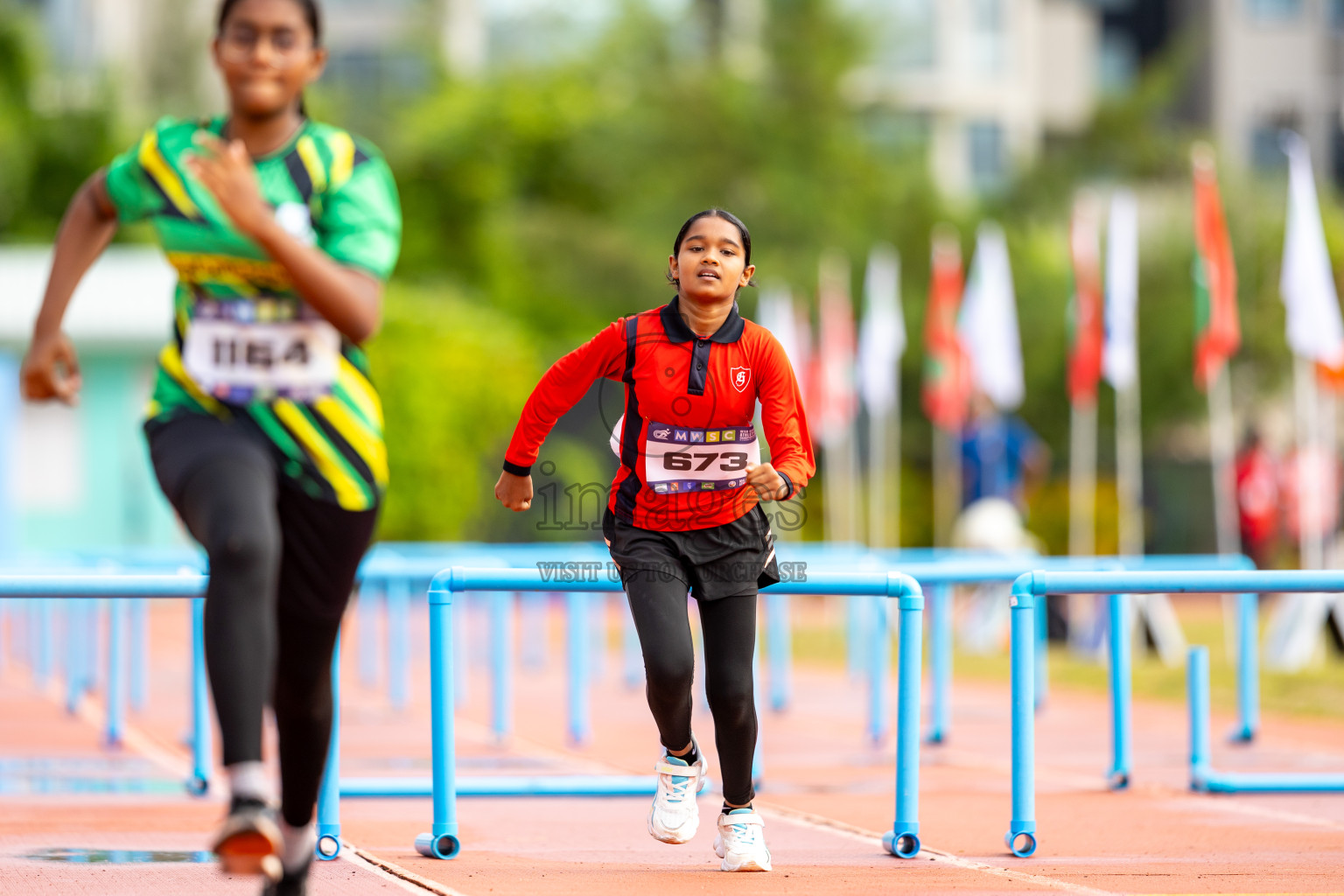 Day 2 of MWSC Interschool Athletics Championships 2024 held in Hulhumale Running Track, Hulhumale, Maldives on Sunday, 10th November 2024.
Photos by: Ismail Thoriq / Images.mv