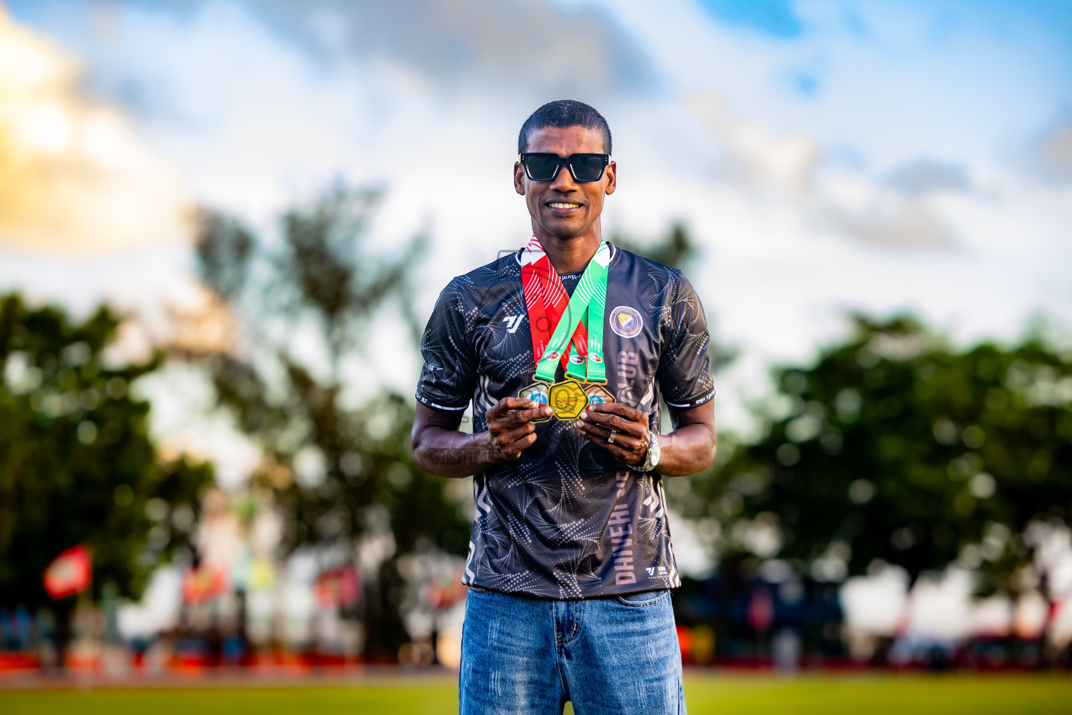 Day 3 of National Athletics Championship 2025 was held at Ekuveni Running Ground in Male', Maldives on Saturday, 16th August 2025. Photos: Nausham Waheed / images.mv