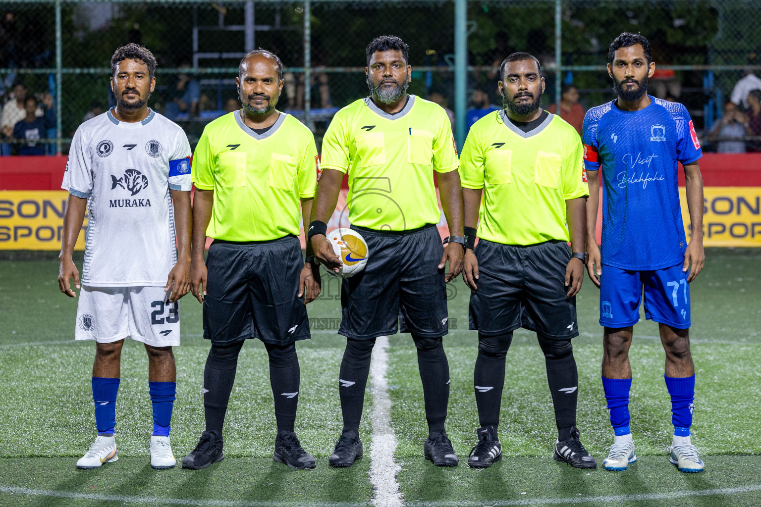 Sh Bilehfehi vs Sh Lhaimagu in Day 11 of Golden Futsal Challenge 2025 was held on Wednesday, 15th January 2025, in Hulhumale', Maldives Photos: Mohamed Mahfooz Moosa / images.mv