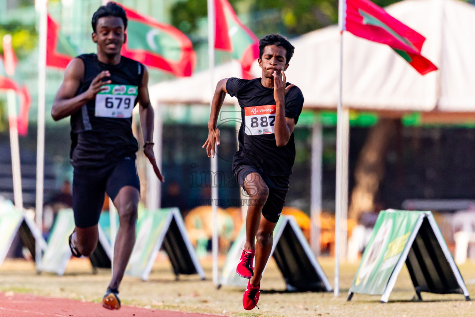 Day 1 of Inter-school Athletics Championship 2025 held in Ekuveni Synthetic Track, Male', Maldives on Monday, 06th October 2025. Photos by: Nausham Waheed / Images.mv
