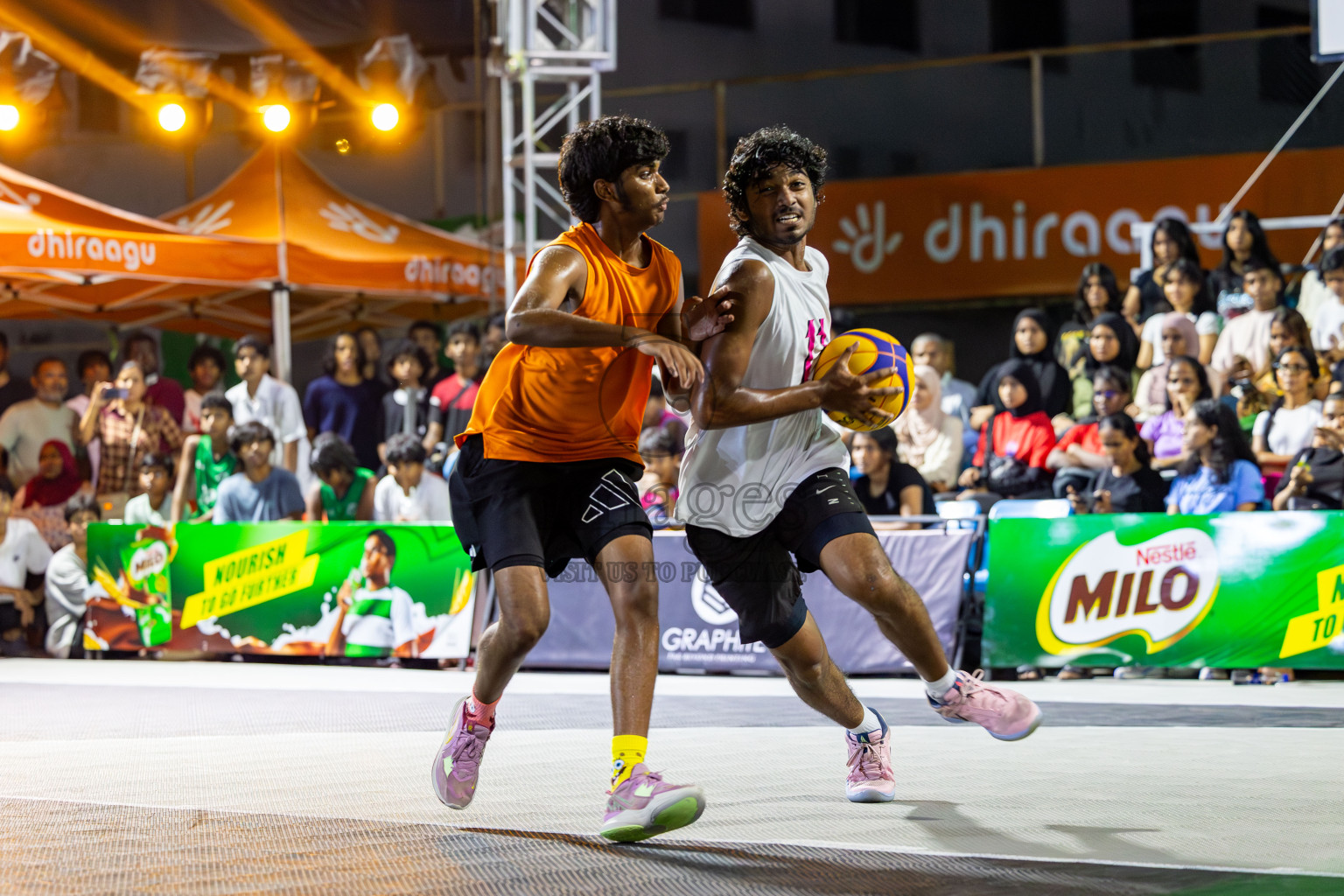 Day 4 of MILO Ramadan 3x3 Challenge 2024 was held in Ekuveni Outdoor Basketball Court at Male', Maldives on Friday, 15th March 2024.
Photos: Mohamed Mahfooz Moosa / images.mv