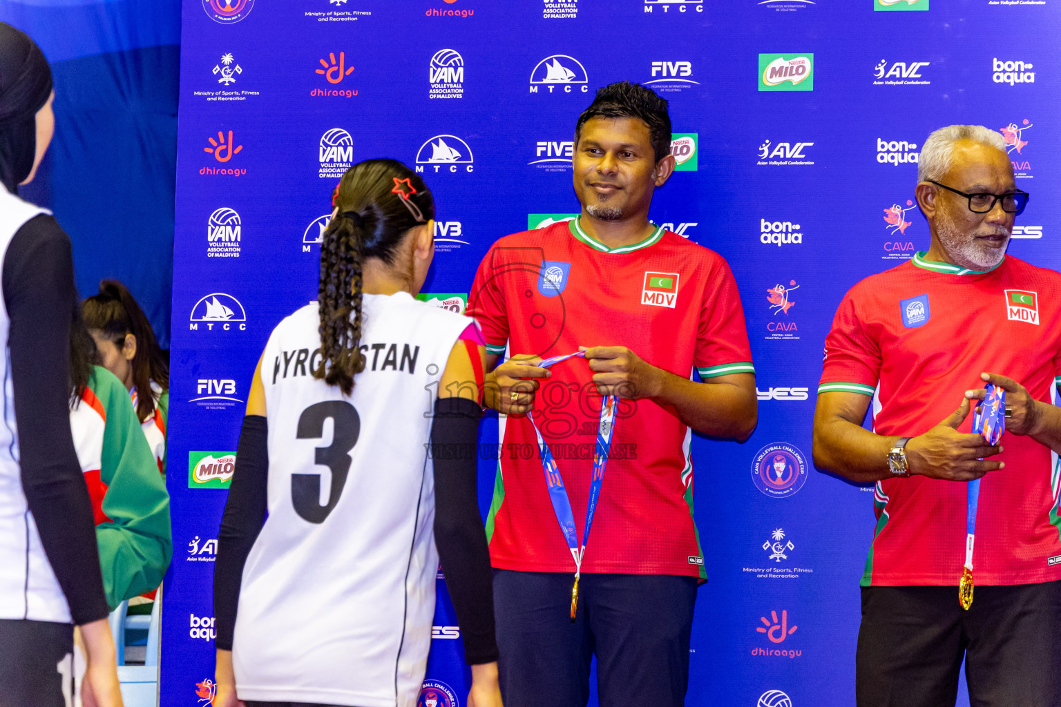 Final of CAVA Woman's Volleyball Challenge Cup 2024 was held in Social Center, Male', Maldives on Wednesday, 11th September 2024. Photos: Nausham Waheed / images.mv