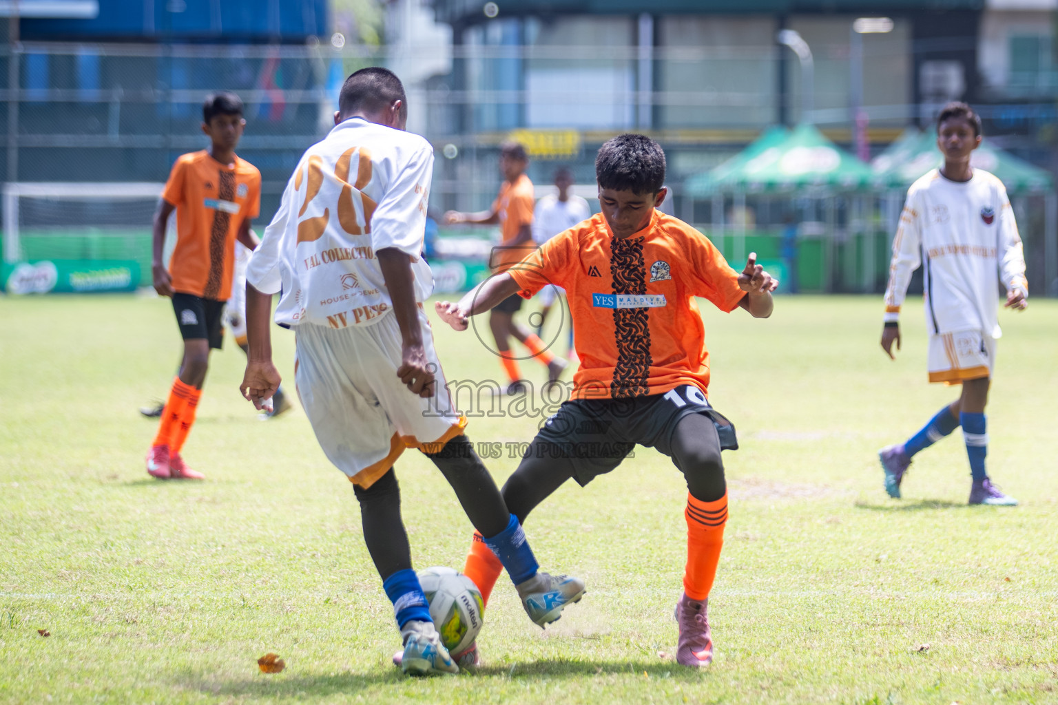 Day 3 of MILO Academy Championship 2025 (U14) was held on Saturday, 1st November 2025 at Henveiru Football Grounds, Male', Maldives . 

Photos: Hassan Simah / images.mv
