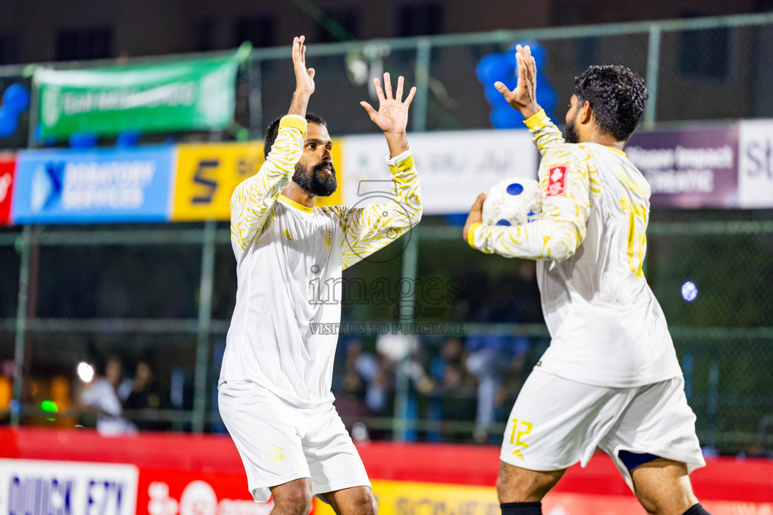 Mahchangoalhi vs Maafannu in zone round on Day 31 of Golden Futsal Challenge 2025 was held on Tuesday , 4th February 2025, in Hulhumale', Maldives. Photos: Nausham Waheed / images.mv