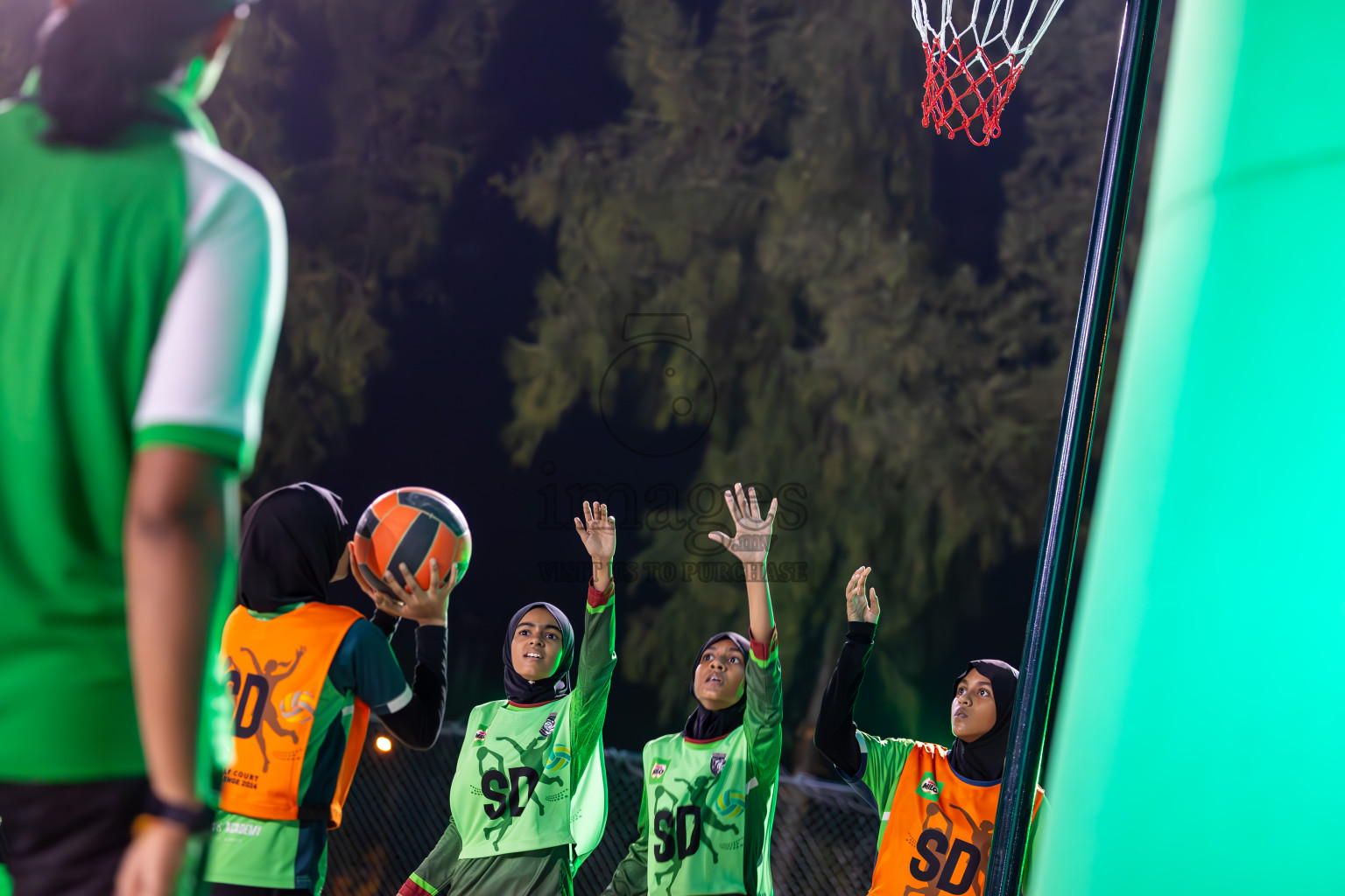 Finals of Milo Ramadan Half Court Netball Challenge on 24th March 2024, held in Central Park, Hulhumale, Male', Maldives
Photos: Ismail Thoriq / imagesmv