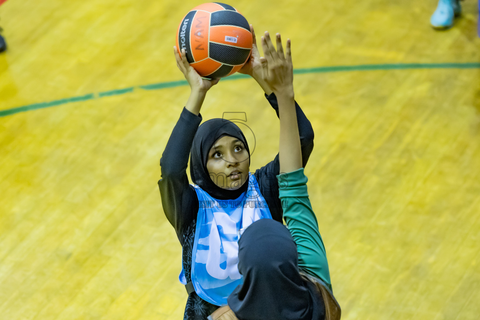 Day 12 of 25th Inter-School Netball Tournament was held in Social Center at Male', Maldives on Thursday, 22nd August 2024.