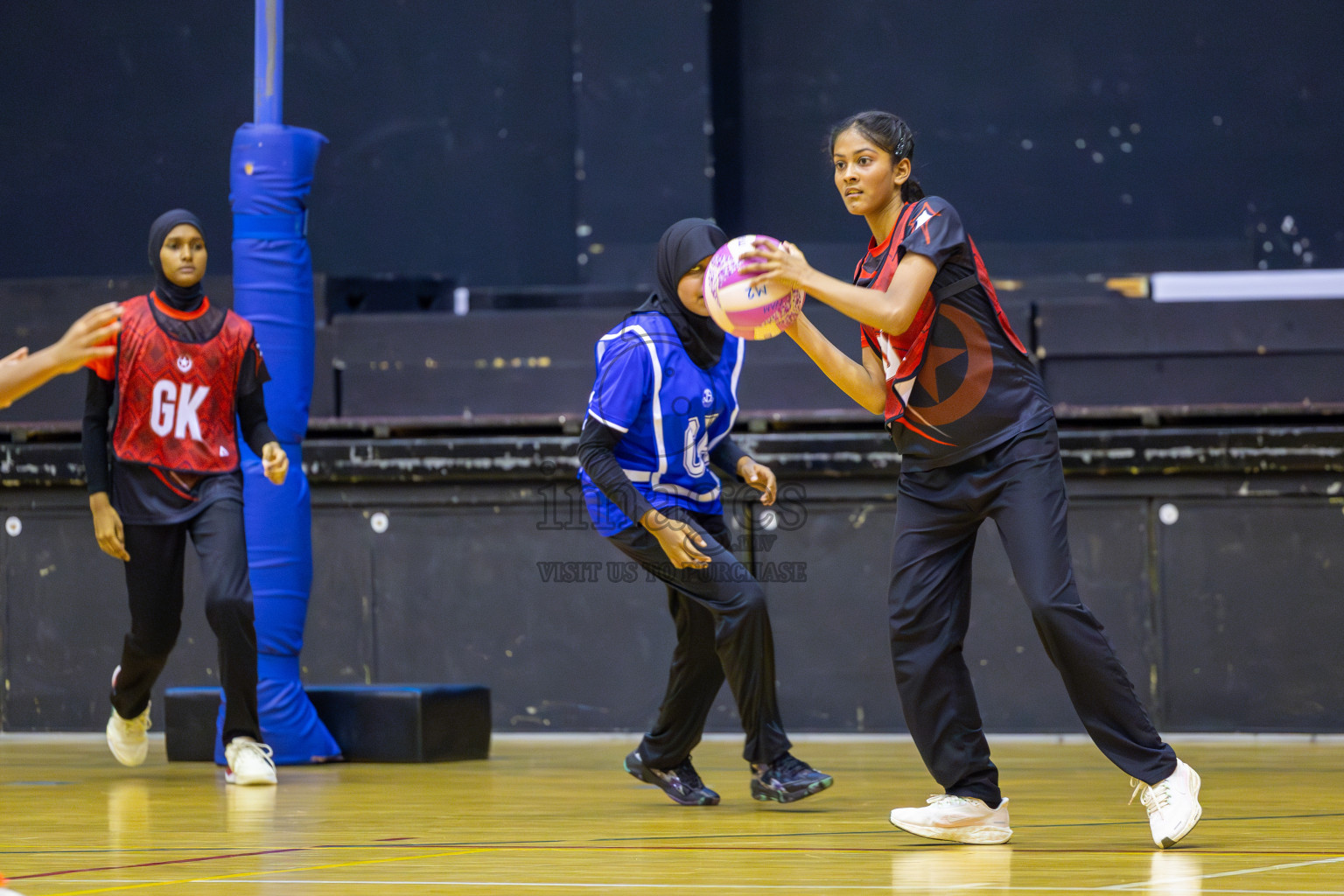 Day 5 of 26th Inter-School Netball Tournament 2025 was held in Social Center Indoor Hall on Wednesday, 22nd October 2025. Photos: Ismail Thoriq / images.mv