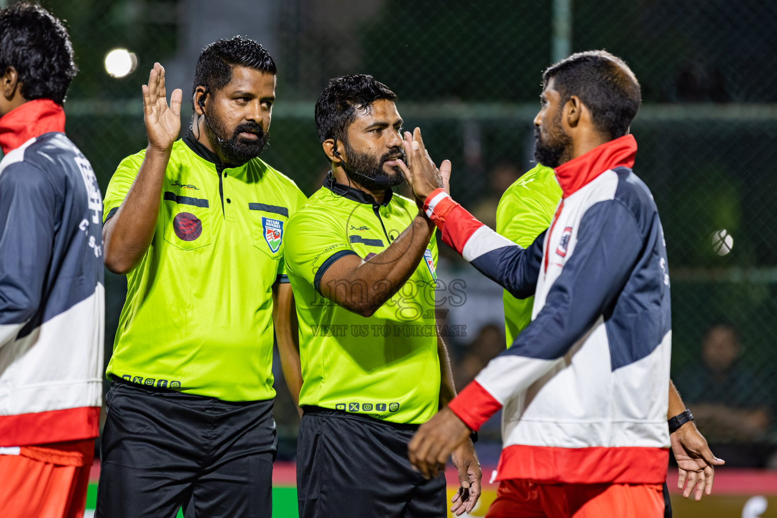 Team Naivaadhoo vs Club Combination in Day 1 of Kings Cup of Club Maldives Cup 2025 held in Rehendi Futsal Ground, Hulhumale', Maldives on Saturday, 30th August 2025. Photos: Areef / images.mv