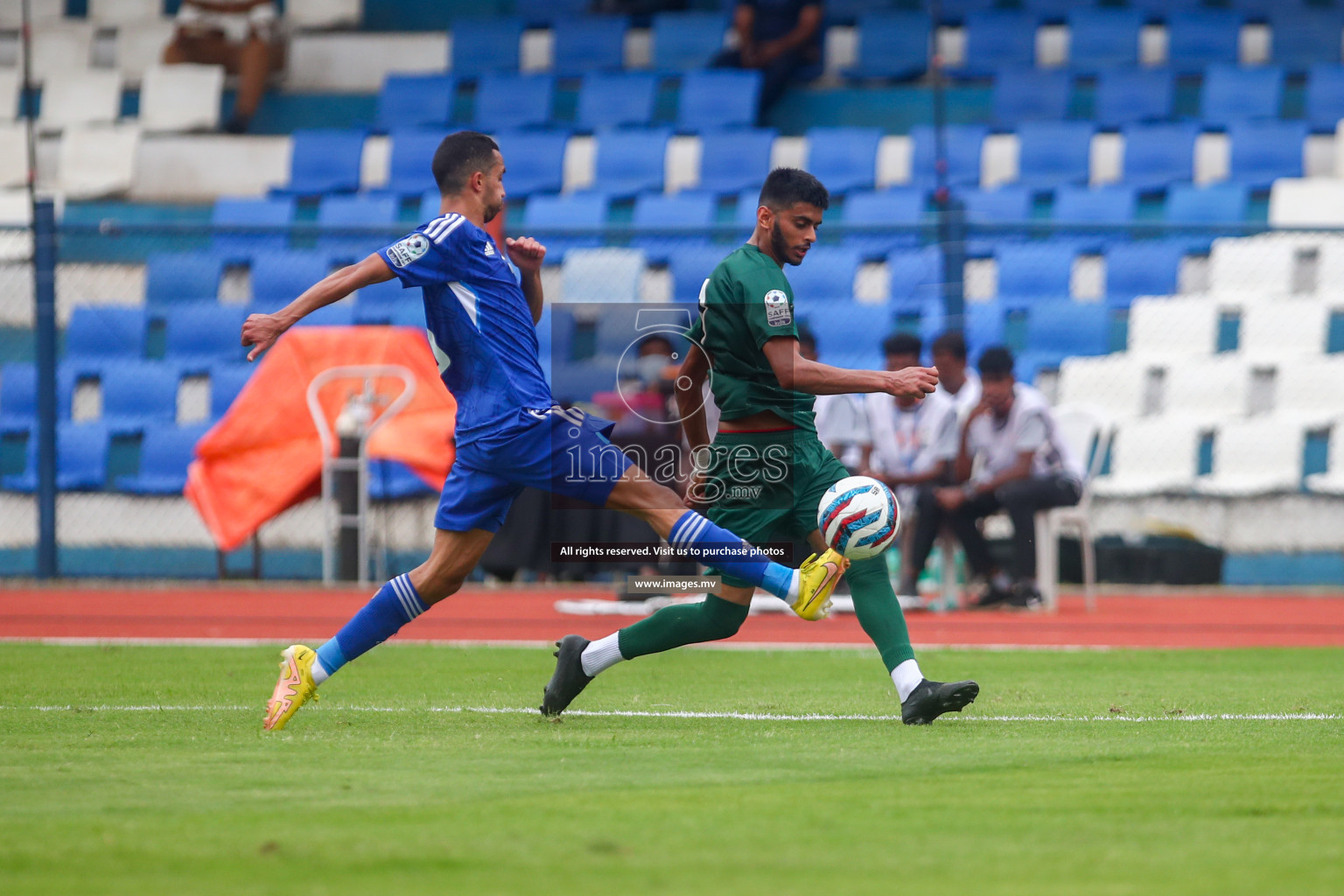 Pakistan vs Kuwait in SAFF Championship 2023 held in Sree Kanteerava Stadium, Bengaluru, India, on Saturday, 24th June 2023. Photos: Nausham Waheed, Hassan Simah / images.mv