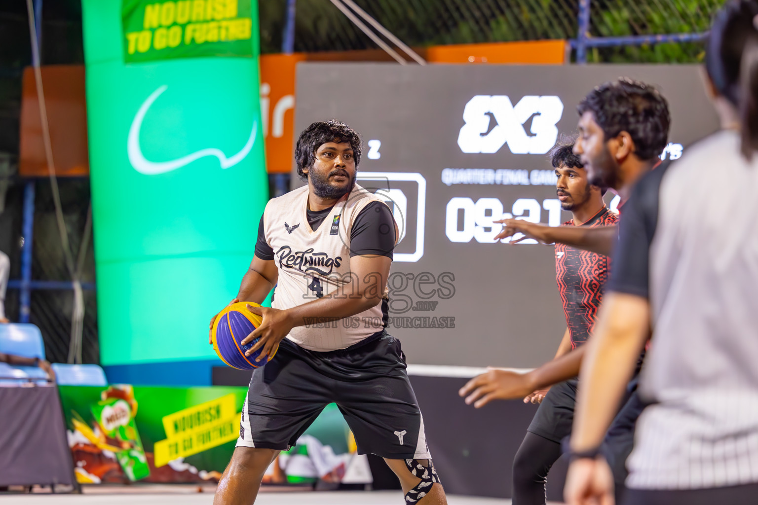 Day 6 of MILO Ramadan 3x3 Challenge 2024 was held in Ekuveni Outdoor Basketball Court at Male', Maldives on Sunday, 18th March 2024.
Photos: Ismail Thoriq / images.mv