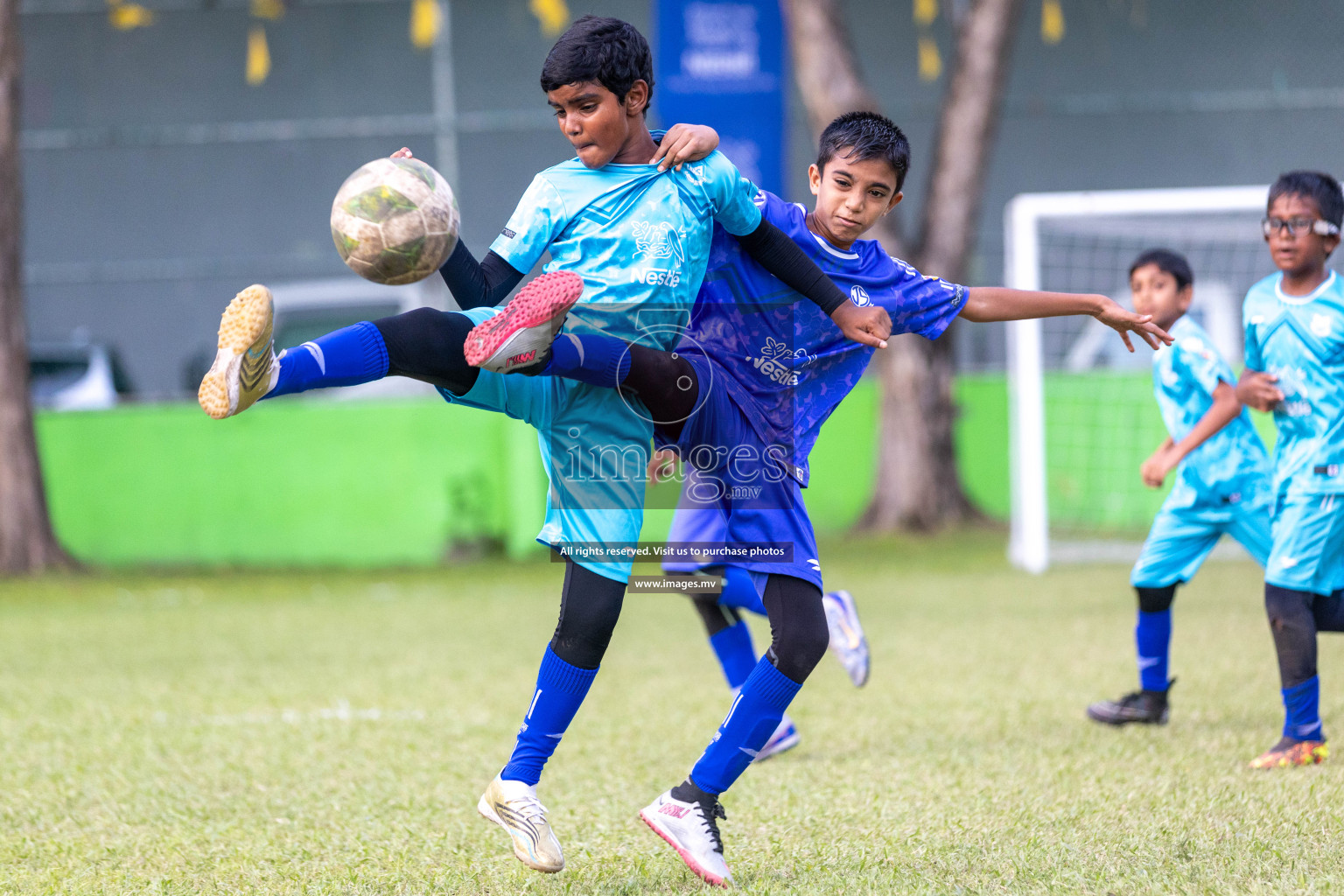 Day 3 of Nestle Kids Football Fiesta, held in Henveyru Football Stadium, Male', Maldives on Friday, 13th October 2023 Photos: Nausham Waheed/ images.mv