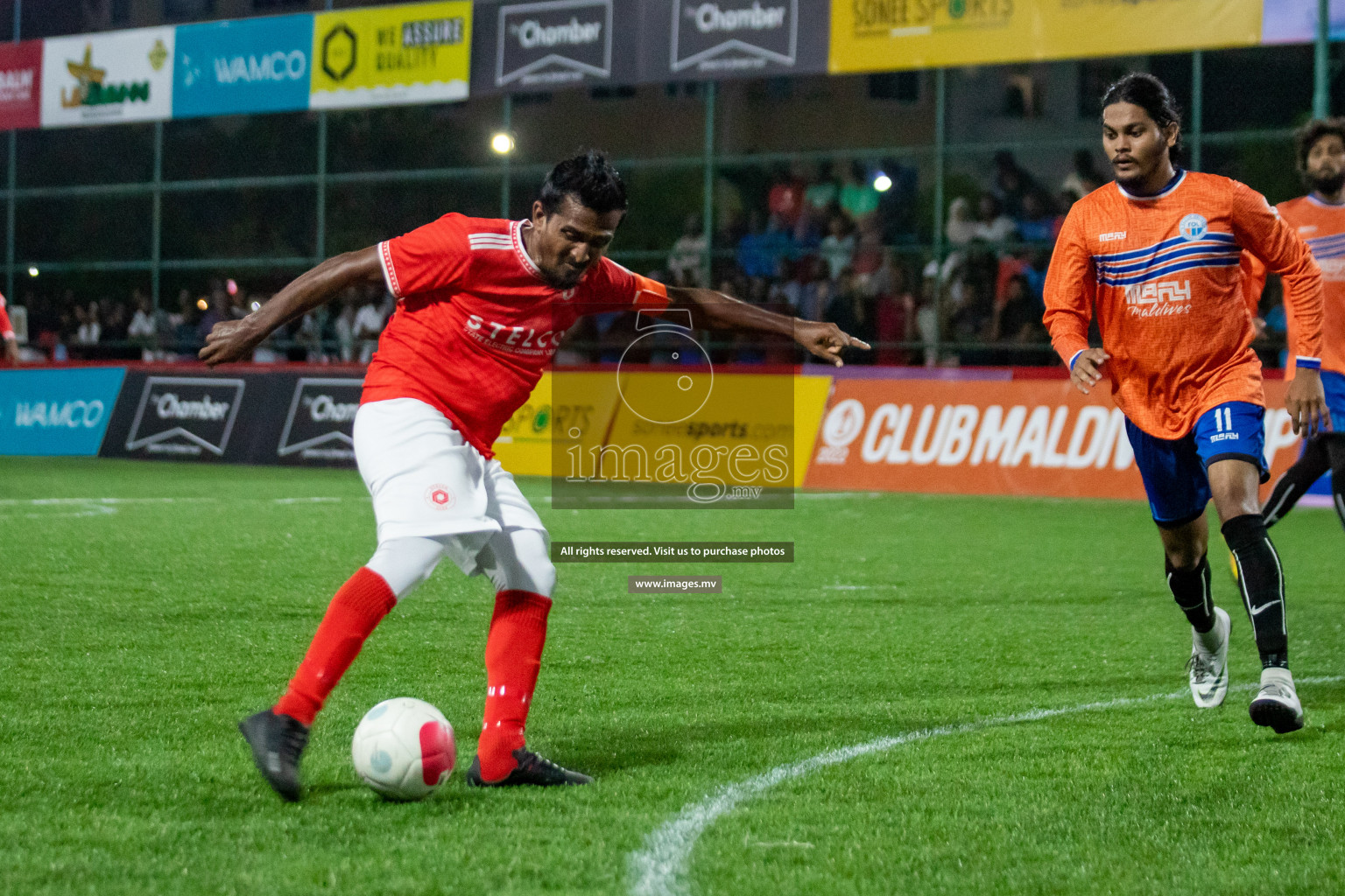 Stelco Club vs Raajje Online Club in Club Maldives Cup 2022 was held in Hulhumale', Maldives on Wednesday, 19th October 2022. Photos: Hassan Simah/ images.mv