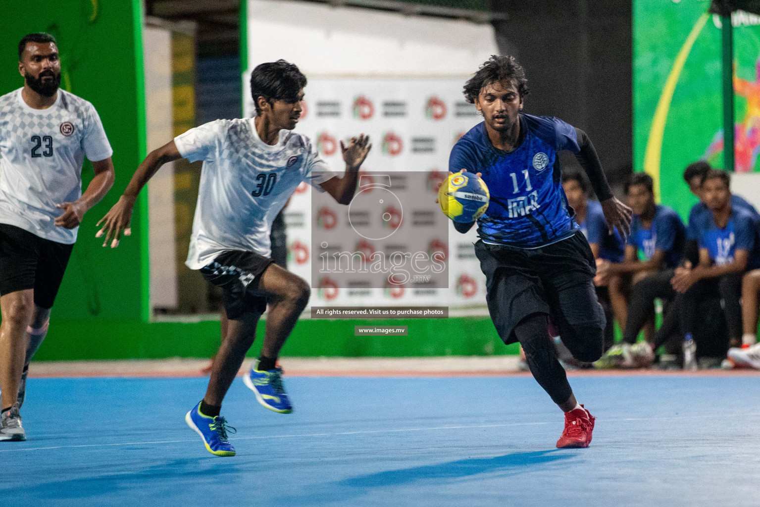 Day 6 of 6th MILO Handball Maldives Championship 2023, held in Handball ground, Male', Maldives on Thursday, 25th May 2023 Photos: Shuu Abdul Sattar/ Images.mv