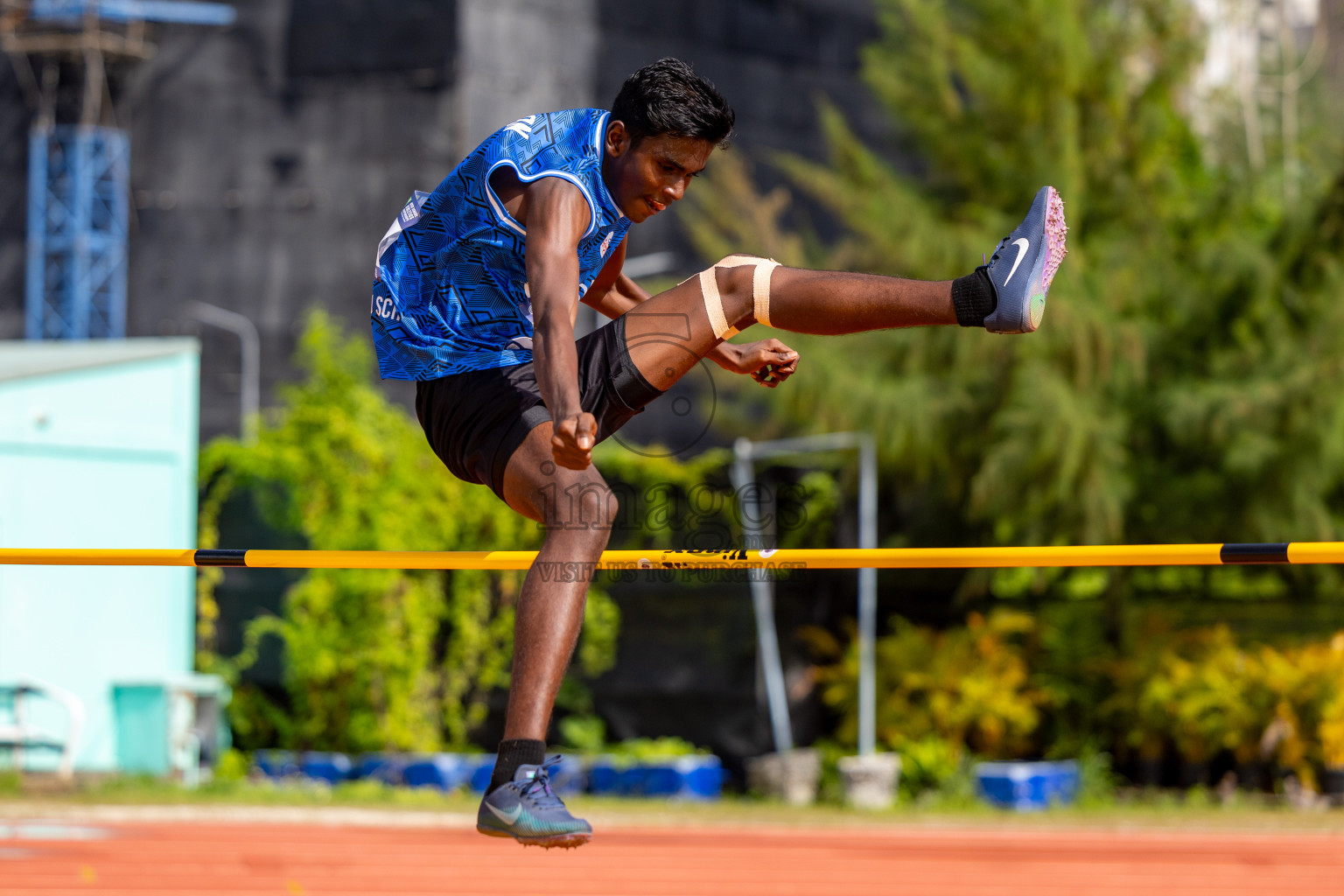 Day 2 of MWSC Interschool Athletics Championships 2024 held in Hulhumale Running Track, Hulhumale, Maldives on Sunday, 10th November 2024. 
Photos by:  Hassan Simah / Images.mv