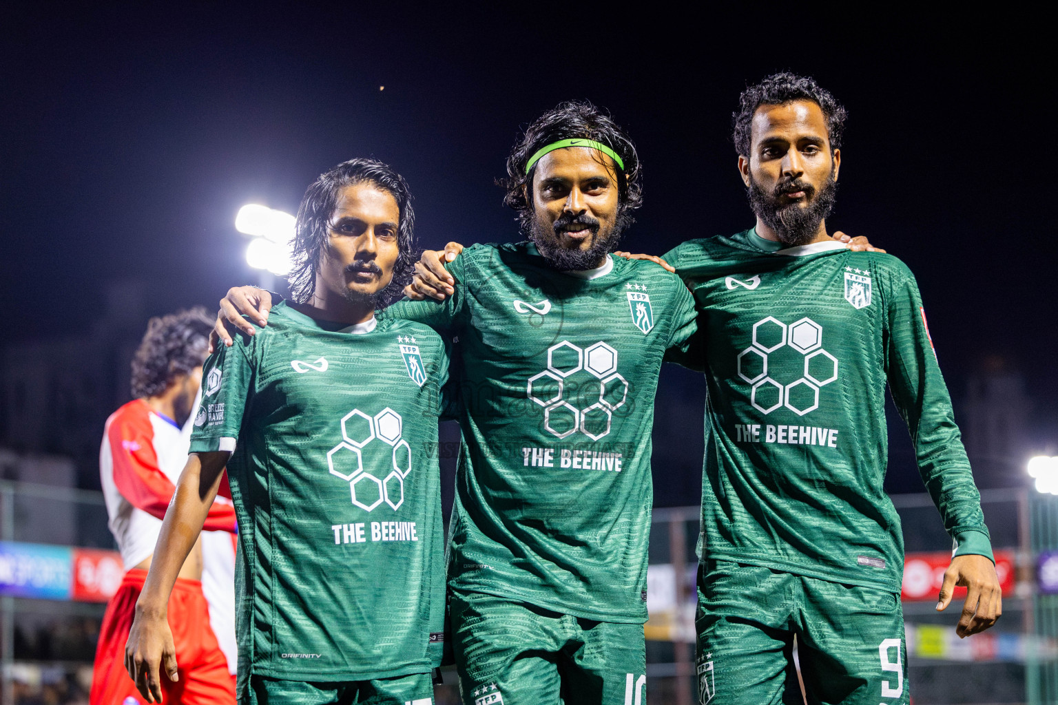 Th Thimarafushi vs Th Dhiyamigili in Day 10 of Golden Futsal Challenge 2025 was held on Tuesday, 14th January 2025, in Hulhumale', Maldives Photos: Nausham Waheed / images.mv