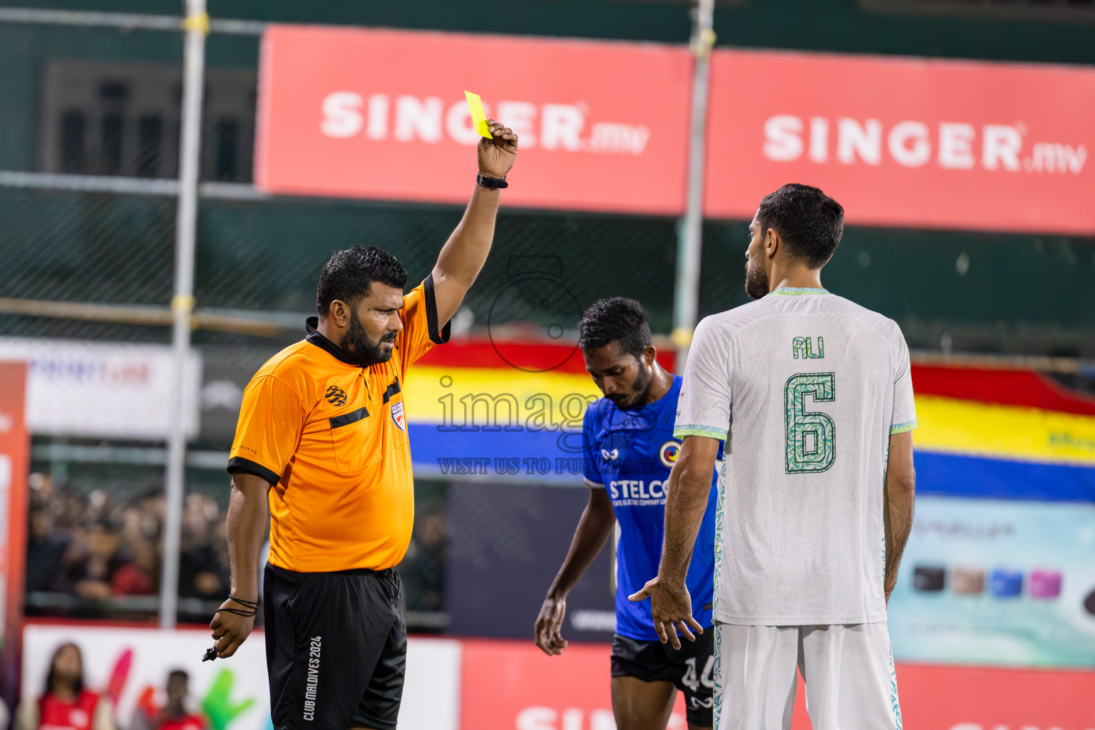 WAMCO vs STELCO in Semi Finals of Club Maldives Cup 2024 held in Rehendi Futsal Ground, Hulhumale', Maldives on Monday, 14th October 2024. Photos: Ismail Thoriq / images.mv