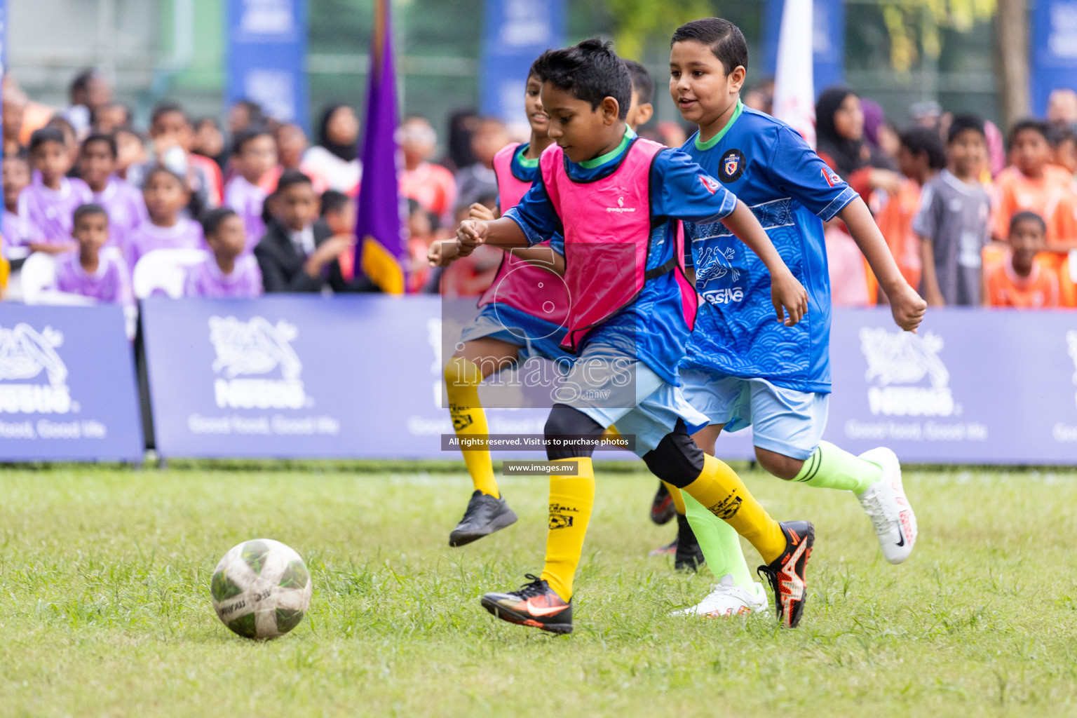 Day 1 of Nestle kids football fiesta, held in Henveyru Football Stadium, Male', Maldives on Wednesday, 11th October 2023 Photos: Nausham Waheed Images.mv