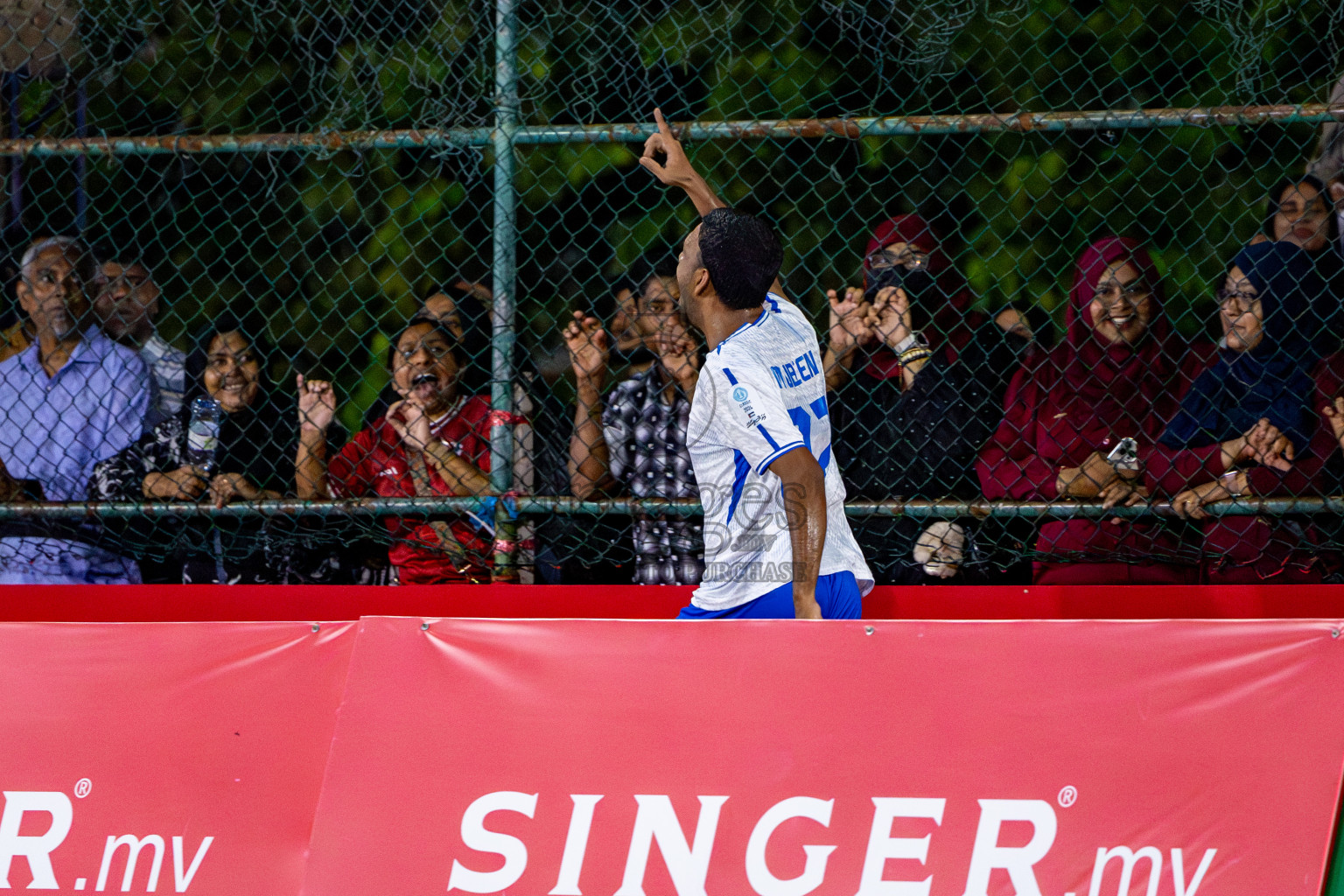 TEAM MMA vs CLUB 220 in the Semi-finals of Club Maldives Classic 2024 held in Rehendi Futsal Ground, Hulhumale', Maldives on Tuesday, 19th September 2024. 
Photos: Nausham Waheed / images.mv