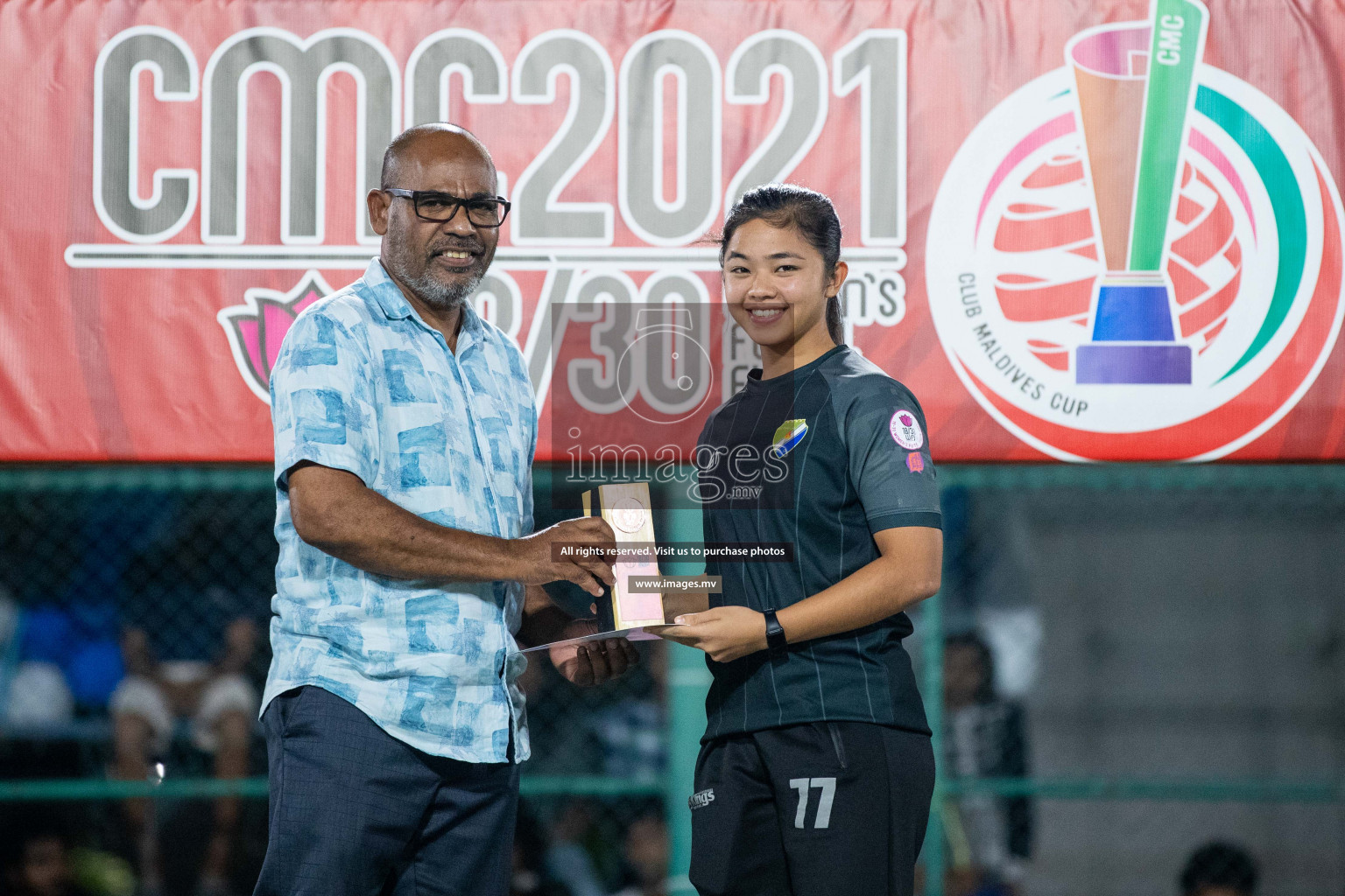 Ports Limited vs WAMCO - in the Finals 18/30 Women's Futsal Fiesta 2021 held in Hulhumale, Maldives on 18 December 2021. Photos by Nausham Waheed & Shuu Abdul Sattar