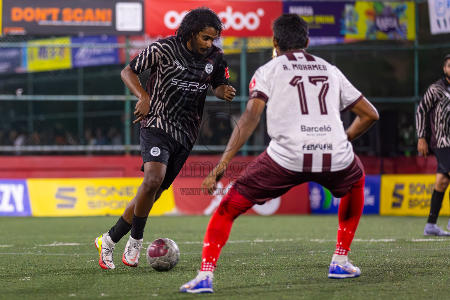 ADh Maamigili vs ADh Fenfushi in Day 12 of Golden Futsal Challenge 2024 was held on Friday, 26th January 2024, in Hulhumale', Maldives
Photos: Ismail Thoriq / images.mv