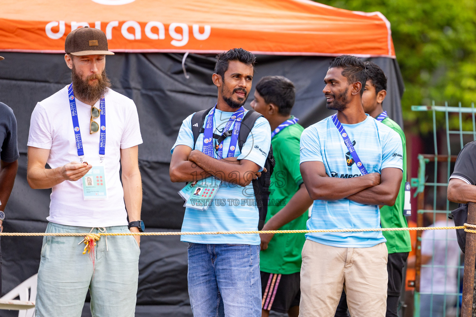 Day 1 of MWSC Interschool Athletics Championships 2024 held in Hulhumale Running Track, Hulhumale, Maldives on Saturday, 9th November 2024. 
Photos by: Ismail Thoriq, Hassan Simah / Images.mv