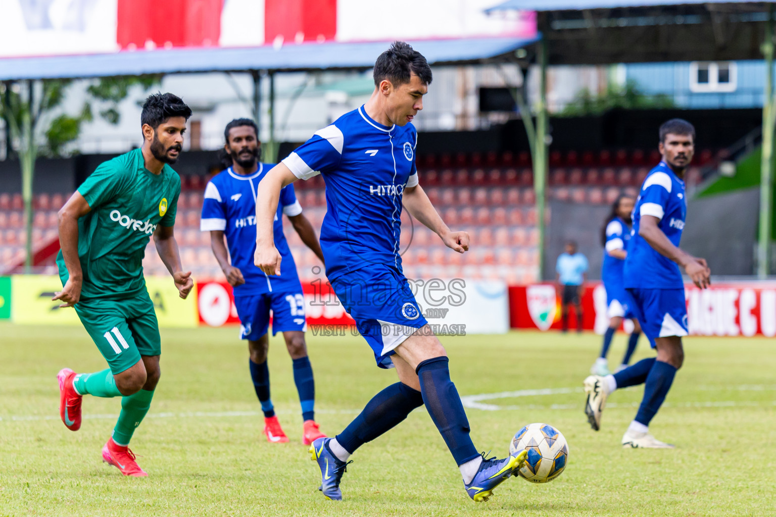 Maziya SRC vs Newradiant Sports Club in the FAM League Cup 2025 held at National Football Stadium, Male', Maldives on Monday, 5th May 2025. Photos By: Nausham Waheed / images.mv