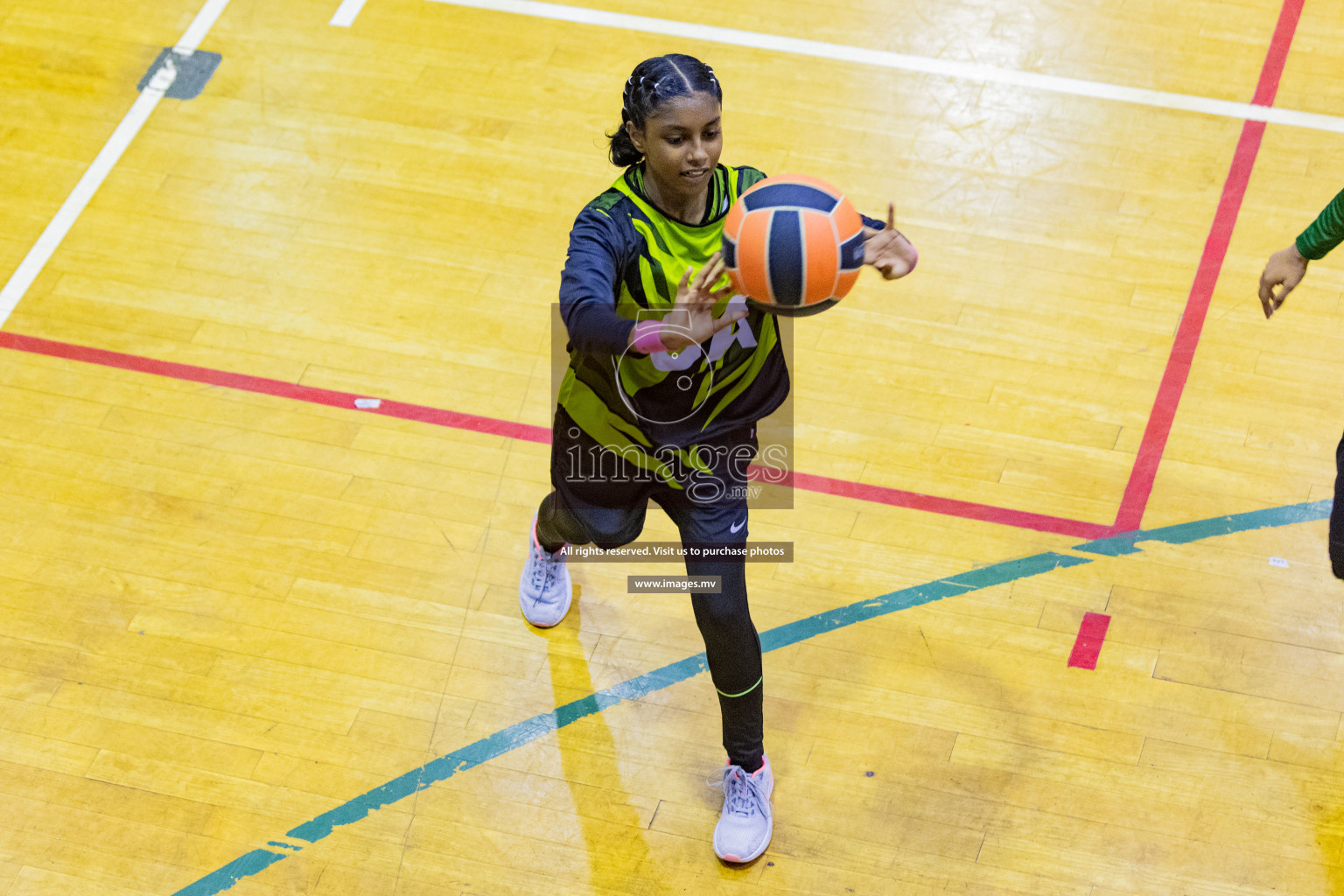 Day2 of 24th Interschool Netball Tournament 2023 was held in Social Center, Male', Maldives on 28th October 2023. Photos: Nausham Waheed / images.mv