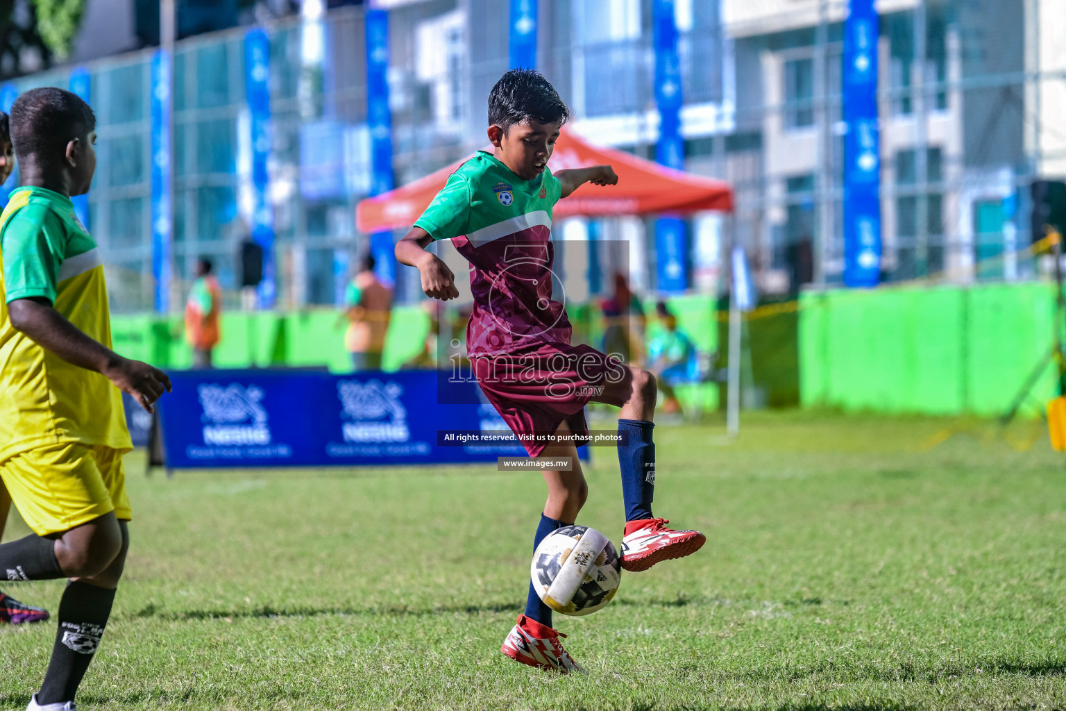 Day 2 of Milo Kids Football Fiesta 2022 was held in Male', Maldives on 20th October 2022. Photos: Nausham Waheed/ images.mv