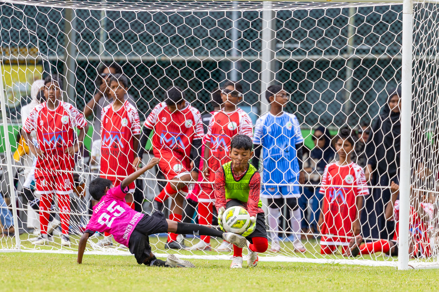 Day 1 of MILO Academy Championship 2025 (U-12) was held at Henveiru Stadium in Male', Maldives on Thursday, 1st May 2025. Photos: Ismail Thoriq / images.mv