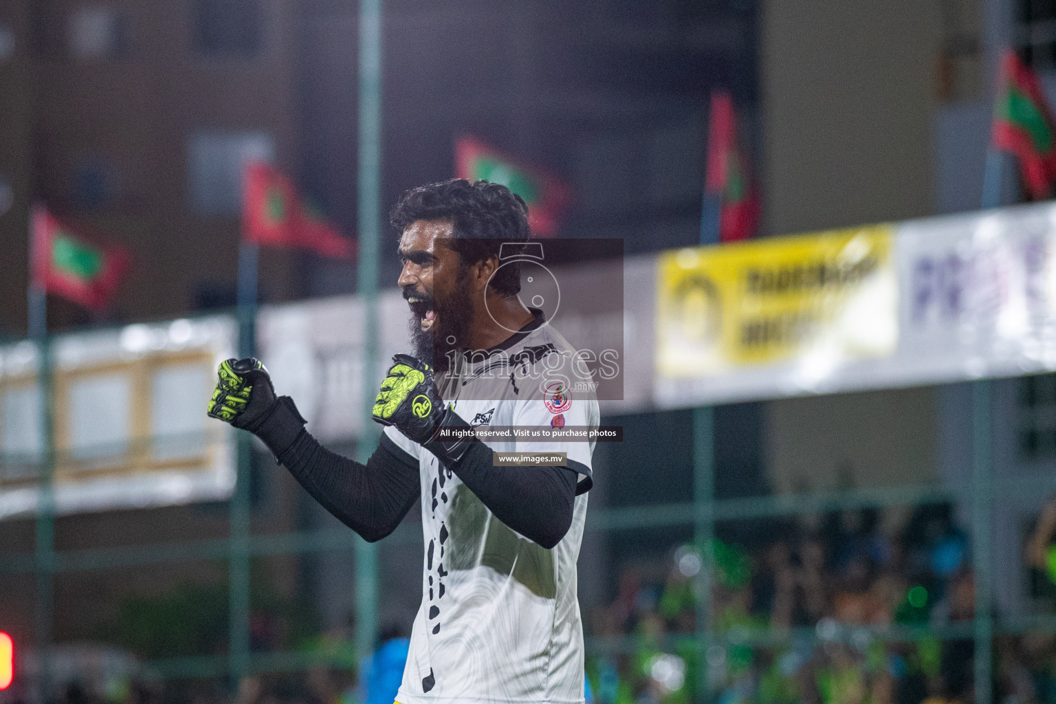 Team FSM vs Club HDC in the Quarter Finals of Club Maldives 2021 held at Hulhumale;, on 12th December 2021 Photos: Ismail Thoriq / images.mv