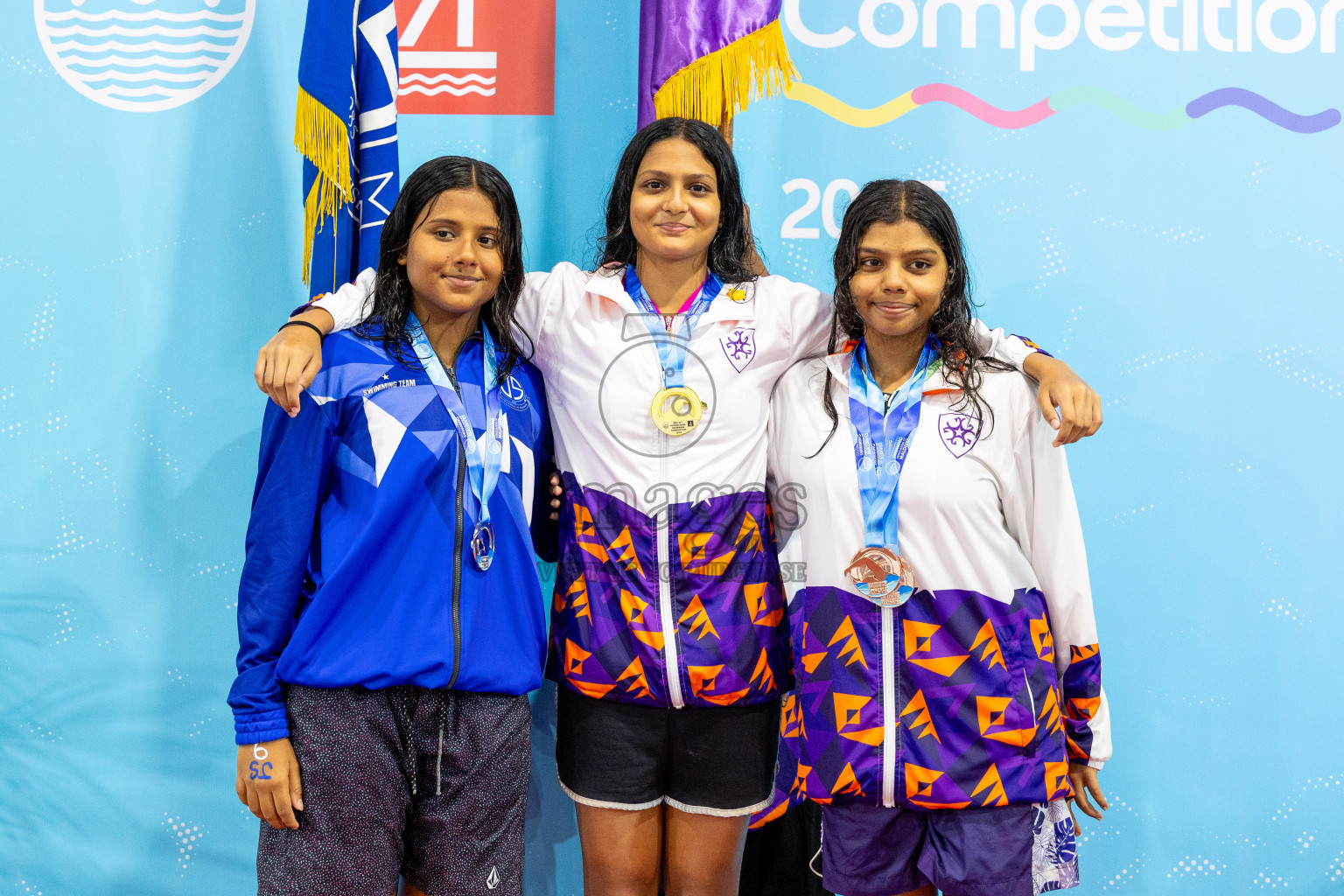 Day 4 of BML 21st Interschool Swimming Competition 2025 was held in Hulhumale' Swimming Pool, Hulhumale', Maldives on Tuesday, 14th October 2025. Photos: Mohamed Mahfooz Moosa / images.mv