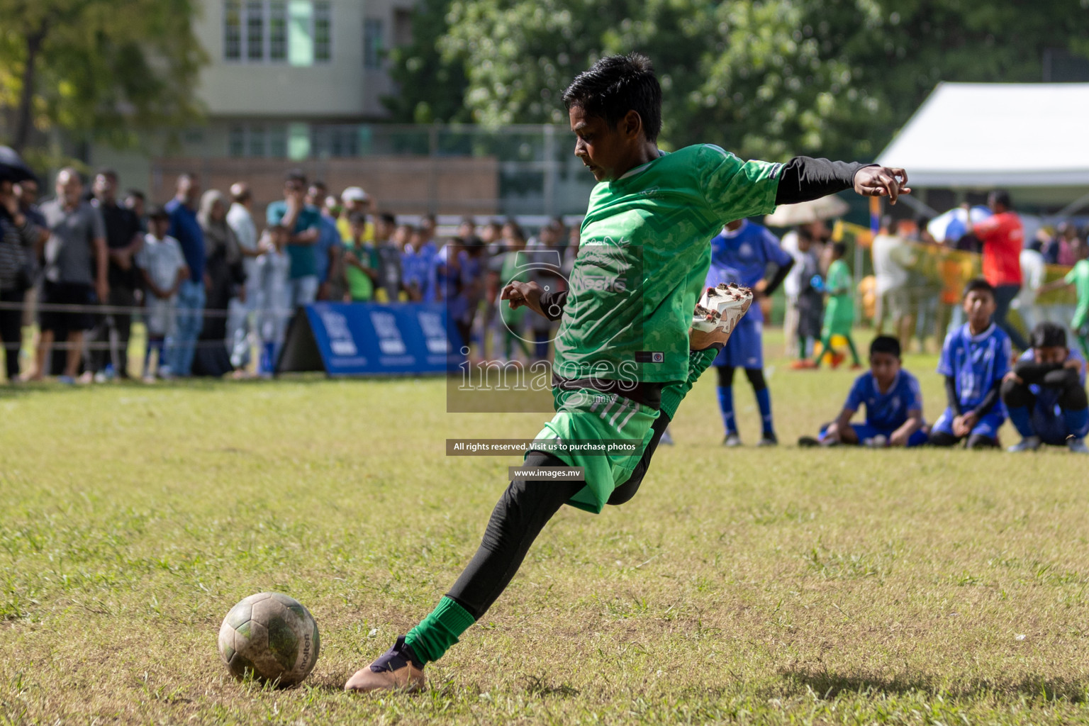 Day 4 of Nestle Kids Football Fiesta, held in Henveyru Football Stadium, Male', Maldives on Saturday, 14th October 2023
Photos: Mohamed Mahfooz Moosa, Hassan Simah / images.mv