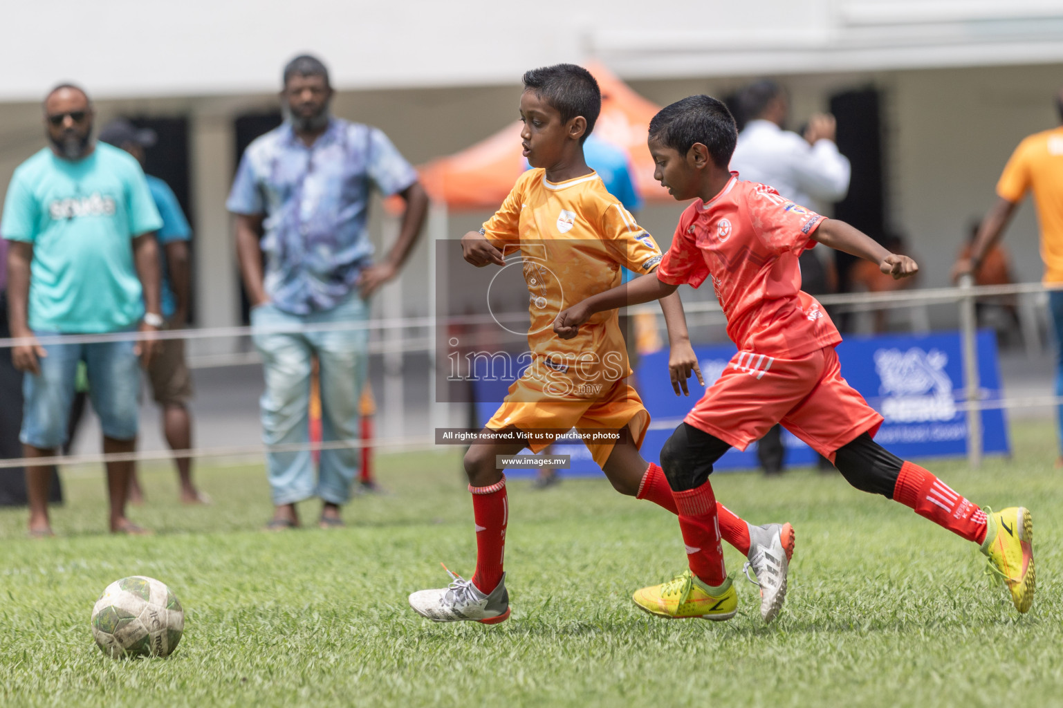 Day 1 of Nestle kids football fiesta, held in Henveyru Football Stadium, Male', Maldives on Wednesday, 11th October 2023 Photos: Shut Abdul Sattar/ Images.mv