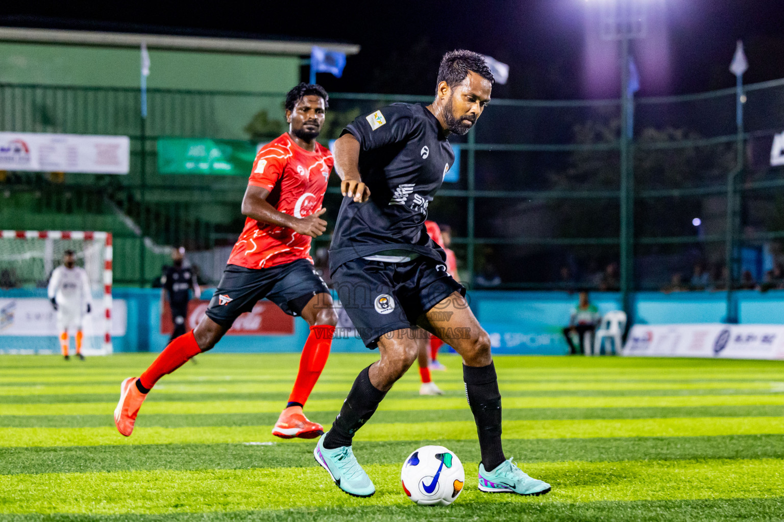 Much Black vs Raiymandhoo FC in Day 3 of Laamehi Dhiggaru Ekuveri Futsal Challenge 2024 was held on Sunday, 28th July 2024, at Dhiggaru Futsal Ground, Dhiggaru, Maldives Photos: Nausham Waheed / images.mv