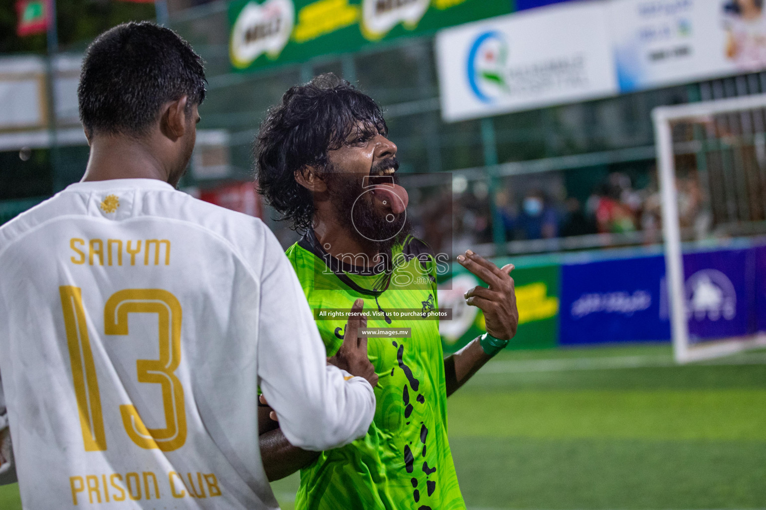 Team FSM Vs Prisons Club in the Semi Finals of Club Maldives 2021 held in Hulhumale, Maldives on 15 December 2021. Photos: Ismail Thoriq / images.mv