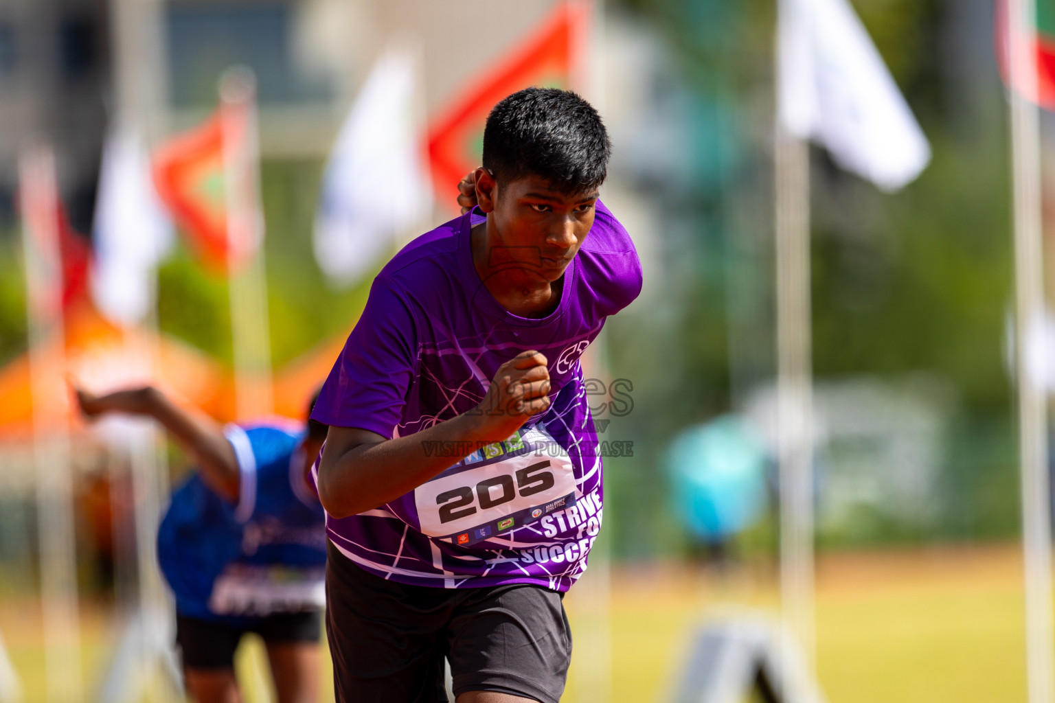 Day 2 of MWSC Interschool Athletics Championships 2024 held in Hulhumale Running Track, Hulhumale, Maldives on Sunday, 10th November 2024.
Photos by: Ismail Thoriq / Images.mv