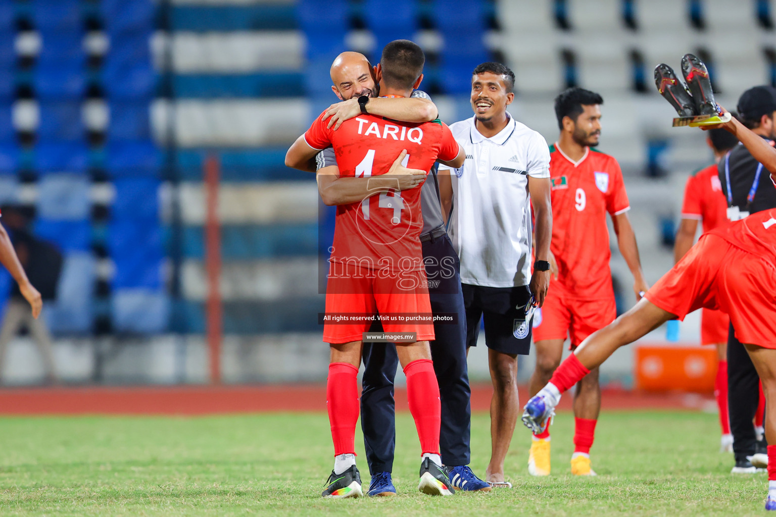 Bhutan vs Bangladesh in SAFF Championship 2023 held in Sree Kanteerava Stadium, Bengaluru, India, on Wednesday, 28th June 2023. Photos: Nausham Waheed, Hassan Simah / images.mv