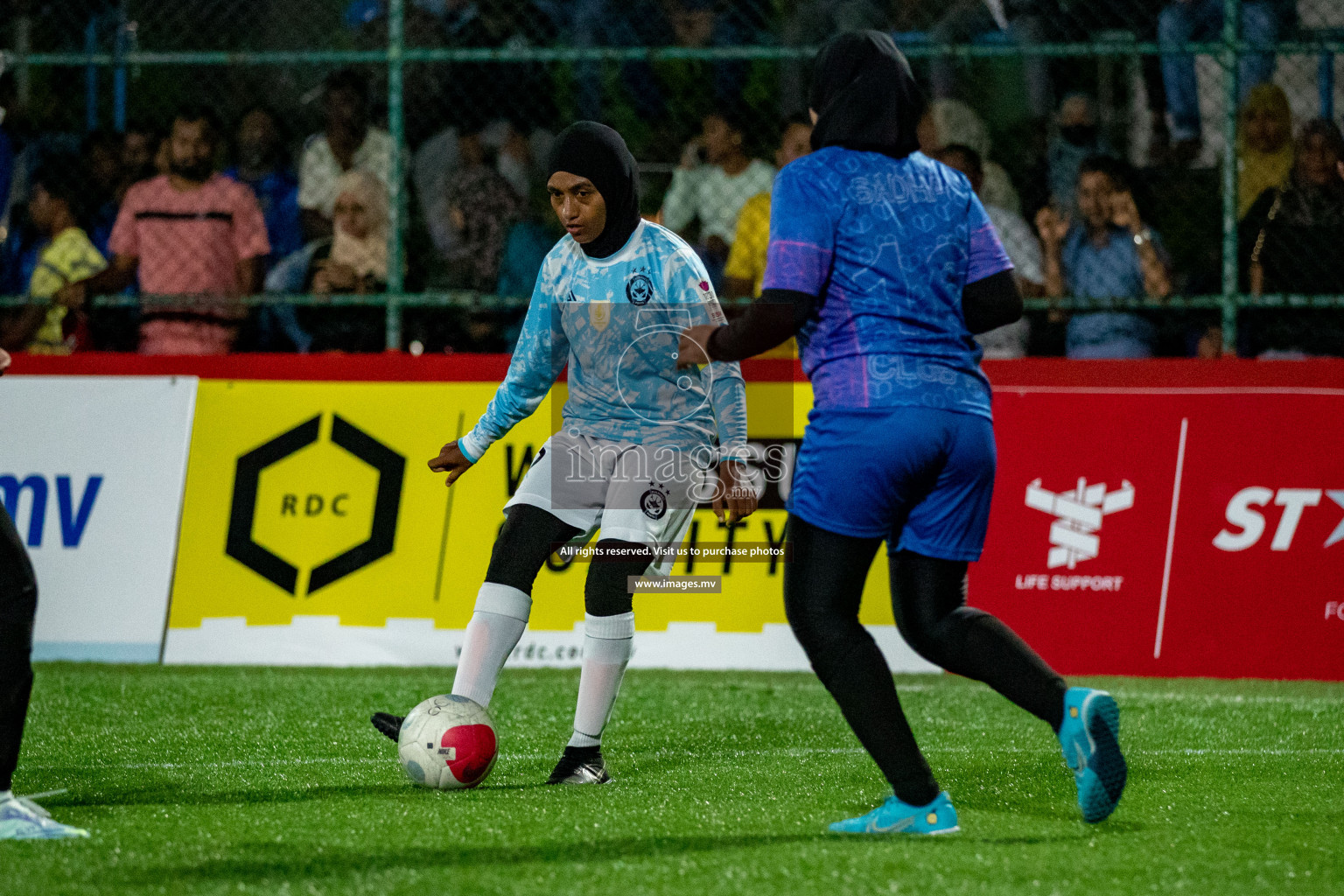 MPL vs Club MYS in Eighteen Thirty Women's Futsal Fiesta 2022 was held in Hulhumale', Maldives on Monday, 21st October 2022. Photos: Hassan Simah / images.mv