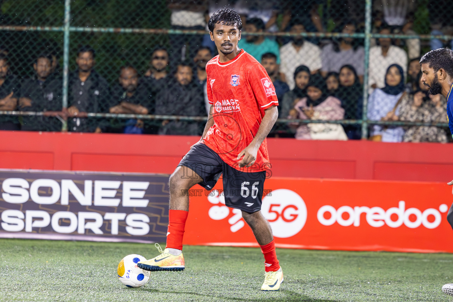 HA Hoarafushi vs HA Maarandhoo in Day 9 of Golden Futsal Challenge 2025 was held on Monday, 13th January 2025, in Hulhumale', Maldives
Photos: Ismail Thoriq / images.mv