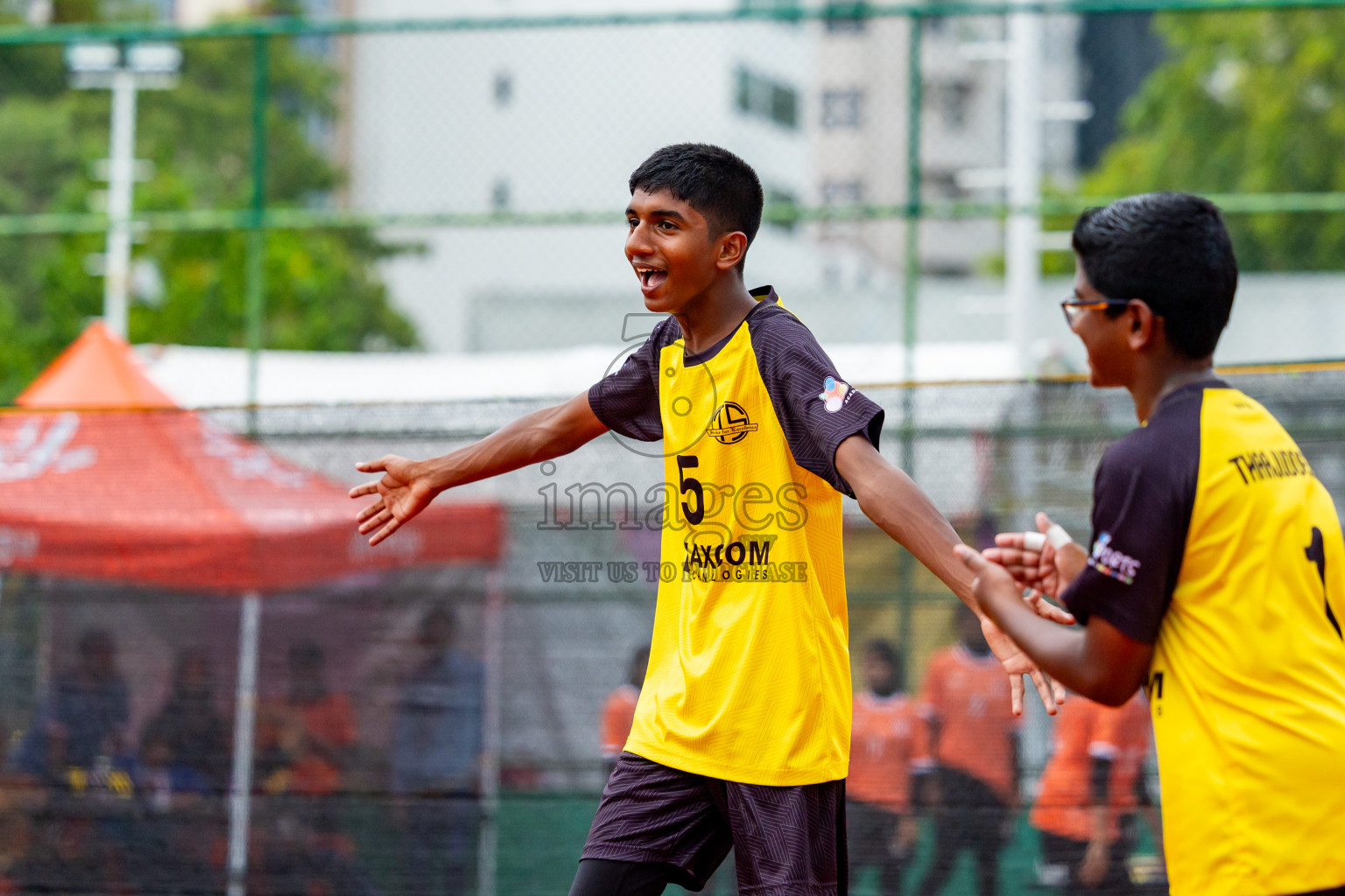 Day 2 of Interschool Volleyball Tournament 2024 was held in Ekuveni Volleyball Court at Male', Maldives on Sunday, 24th November 2024. Photos: Nausham Waheed / images.mv