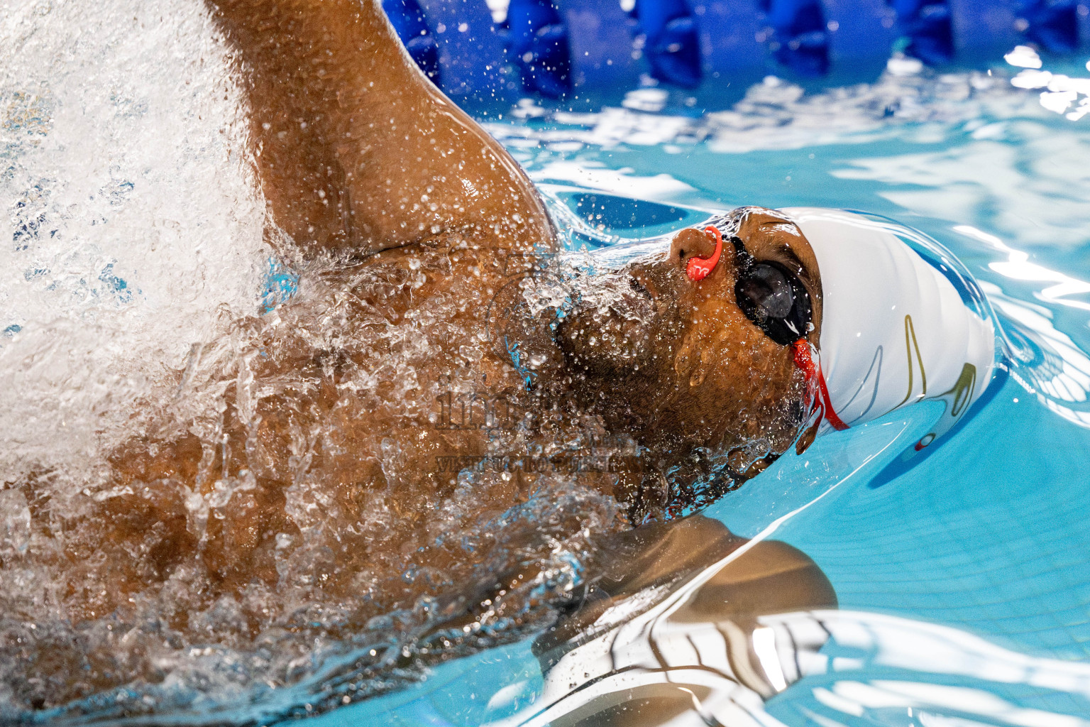 Day 5 of National Swimming Competition 2024 held in Hulhumale', Maldives on Tuesday, 17th December 2024. 
Photos: Hassan Simah / images.mv