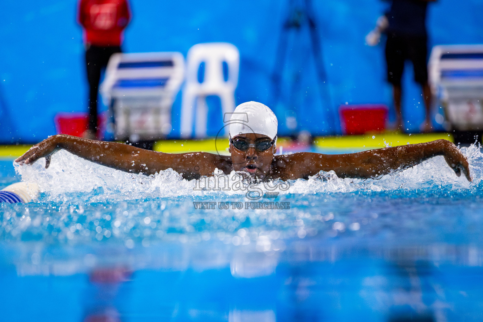 Day 2 of 20th Inter-school Swimming Competition 2024 held in Hulhumale', Maldives on Sunday, 13th October 2024. Photos: Nausham Waheed / images.mv