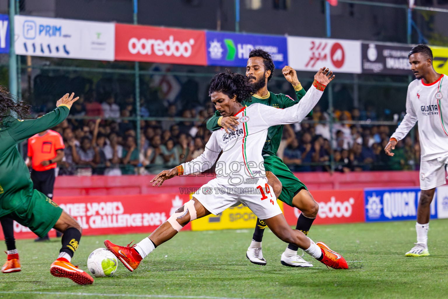 Th Thimarafushi vs L Isdhoo on Day 35 of Golden Futsal Challenge 2024 was held on Tuesday, 20th February 2024, in Hulhumale', Maldives
Photos: Mohamed Mahfooz Moosa, / images.mv