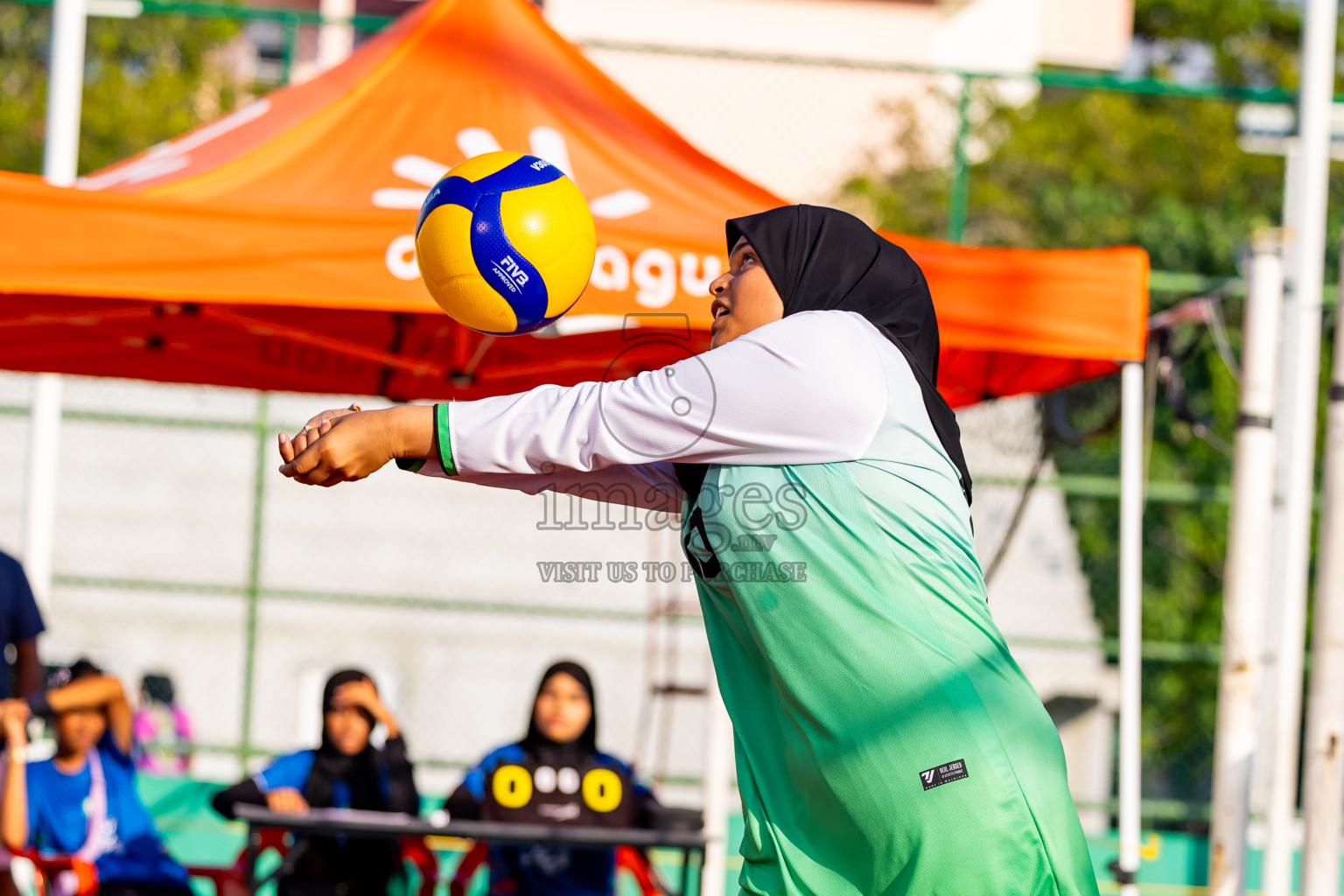 Day 13 of Interschool Volleyball Tournament 2024 was held in Ekuveni Volleyball Court at Male', Maldives on Thursday, 5th December 2024. Photos: Nausham Waheed / images.mv