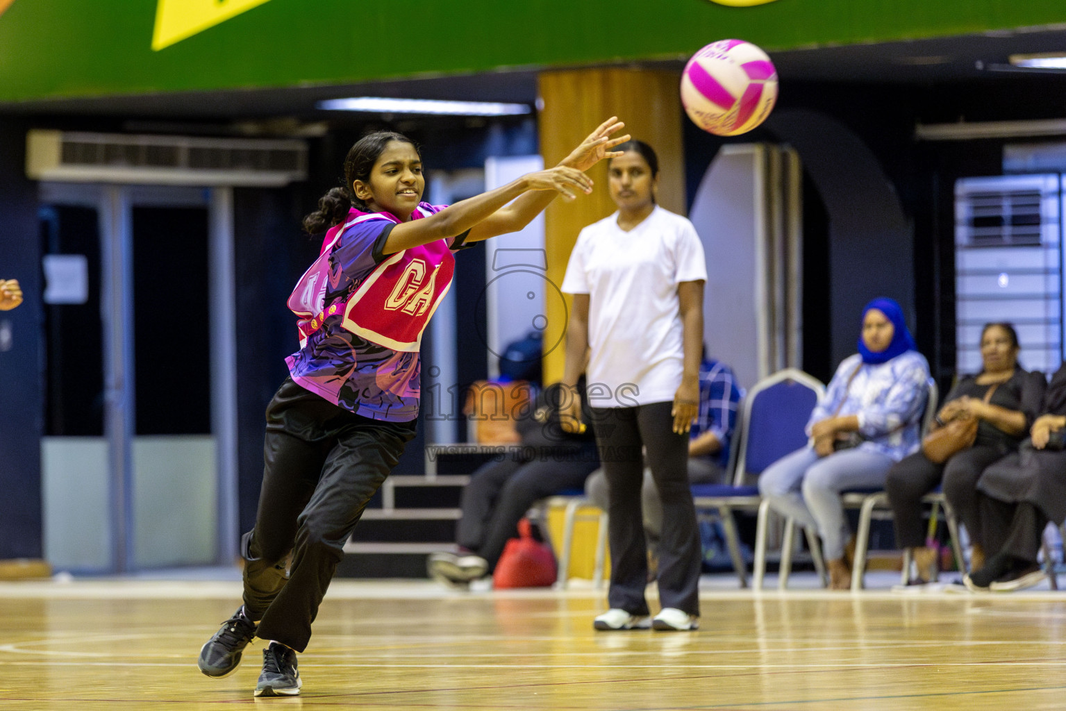FIONTI Academy A vs N Sports Academy A in Day 2 of 3rd Junior Championship - Netball association of Maldives, held at Social Center on Monday 20th January 2025 . Photos by Shuu Abdul Sattar