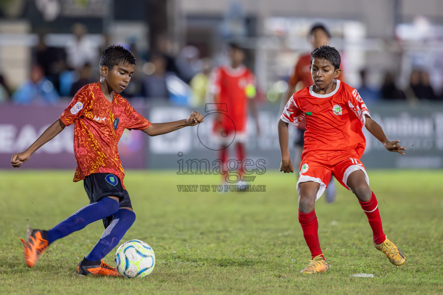 SUS vs Huriyya (U12) in Dhivehi Youth League 2024 - Day 2. Matches held at Henveiru Stadium on 22nd November 2024 , Friday. Photos: Shuu Abdul Sattar/ Images.mv