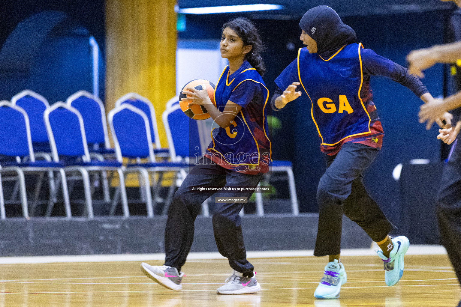 Day2 of 24th Interschool Netball Tournament 2023 was held in Social Center, Male', Maldives on 28th October 2023. Photos: Nausham Waheed / images.mv